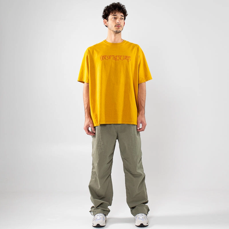 basketball event One Of These Days Wreath Of Roses Tee - Mustard