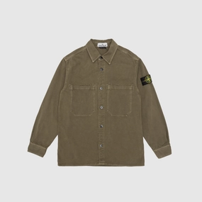 Odor Resistant Pocket Detail ORGANIC PANAMA COTTON 'OLD' EFFECT OVERSHIRT
