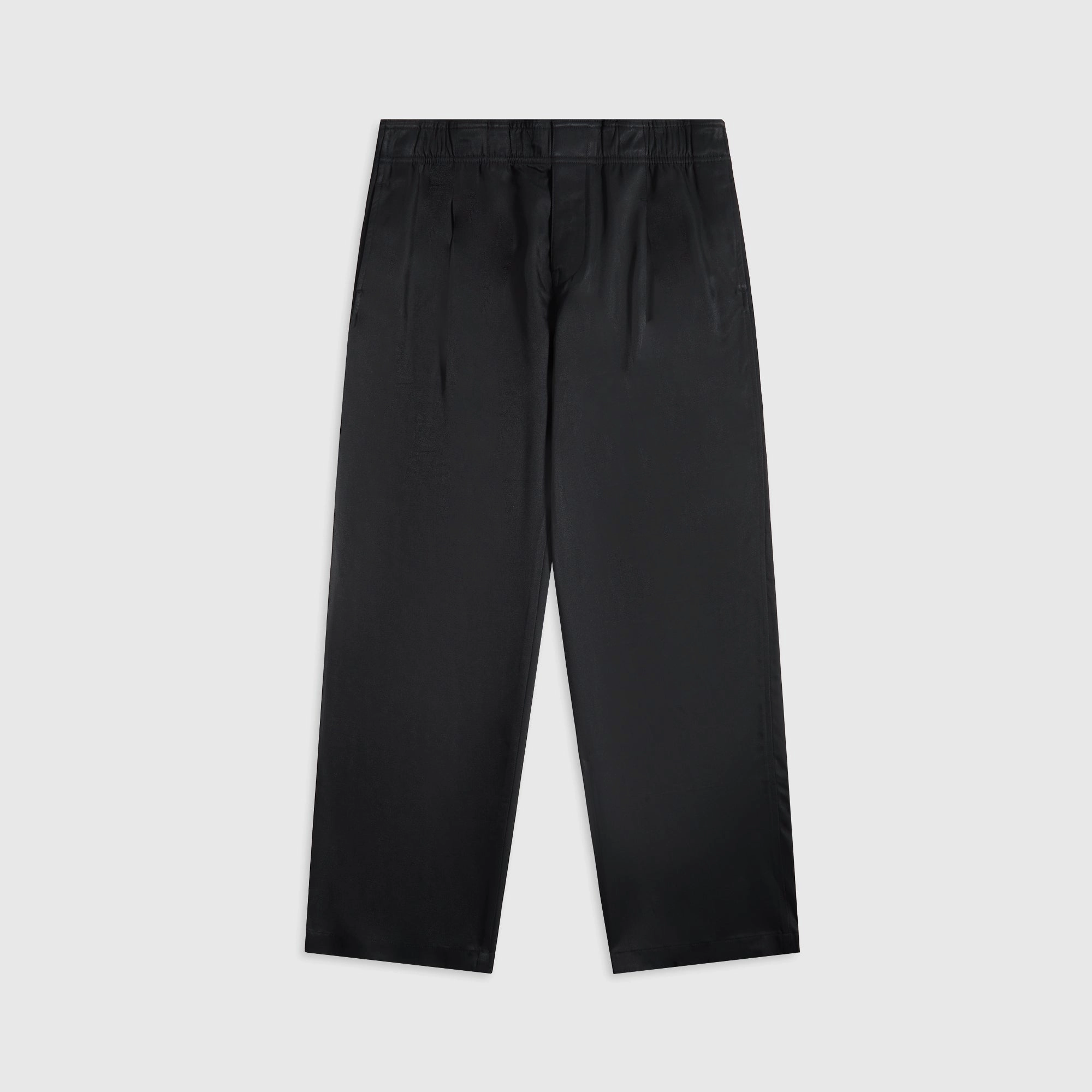 Our Legacy Leisure Trouser - Fresh Black Tarmac Twill Cozy Waistband Organic Cotton Blend Durable Material