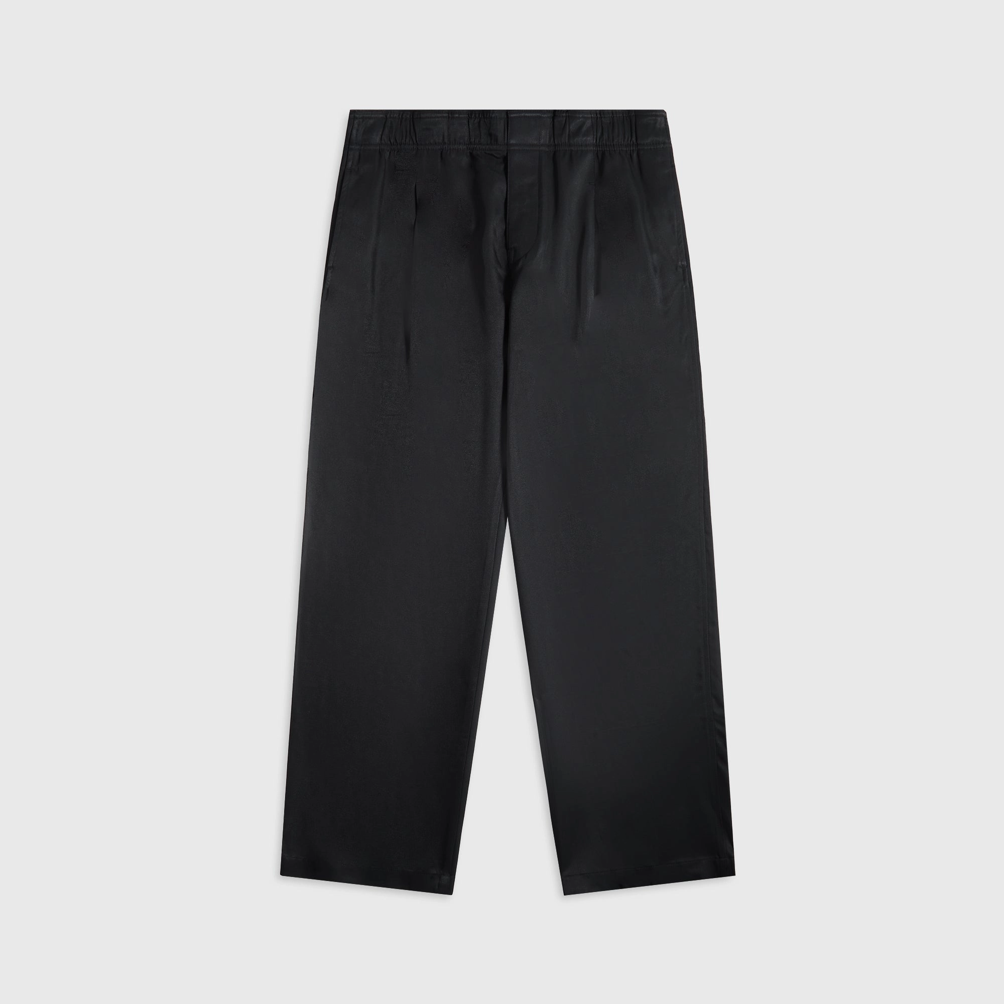 Our Legacy Leisure Trouser - Fresh Black Tarmac Twill Cozy Waistband MoistureWickingLining