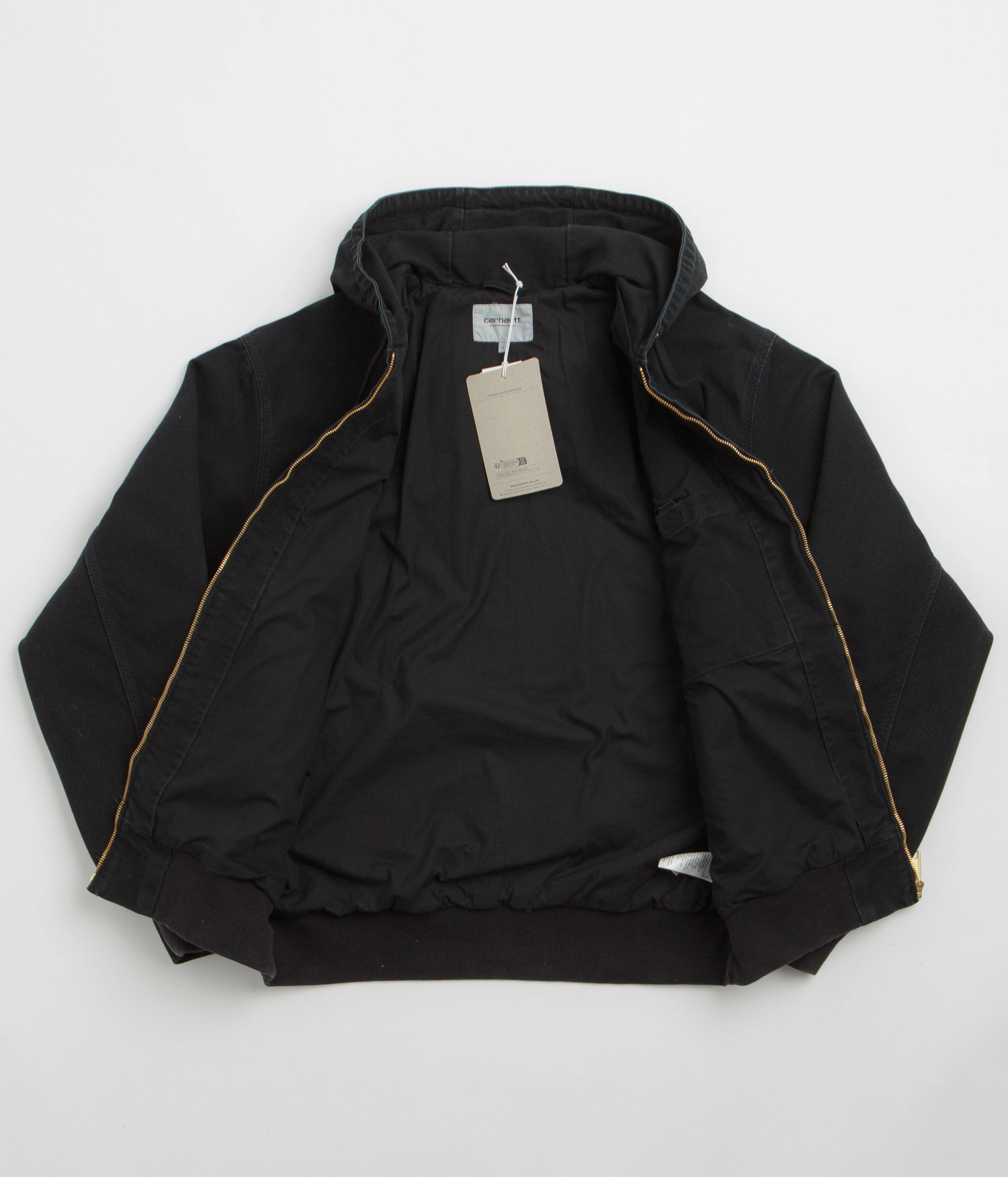 Folder Carhartt OG Active Jacket - Black Stone Canvas