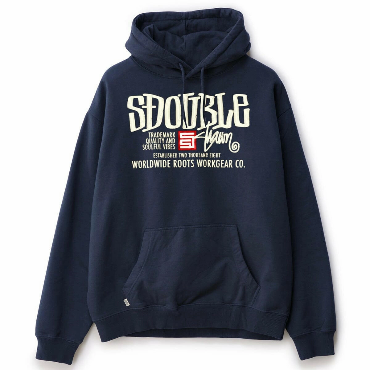 S/Double - Workgear Hoodie Navy Sport Outfit Workwear Inspired