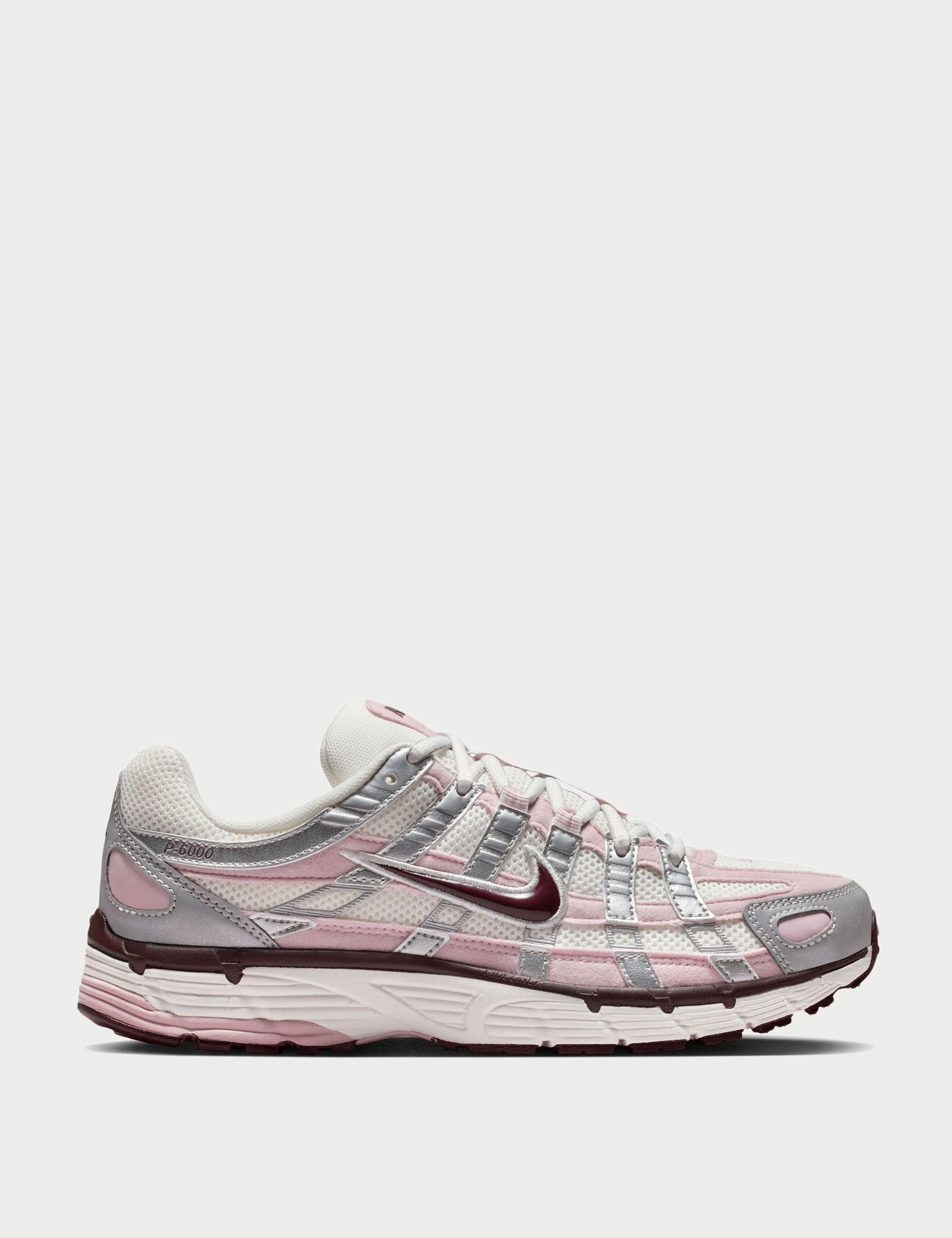Energy Returning Technology P-6000 Shoes - Summit White/Plum Chalk/Metallic Silver