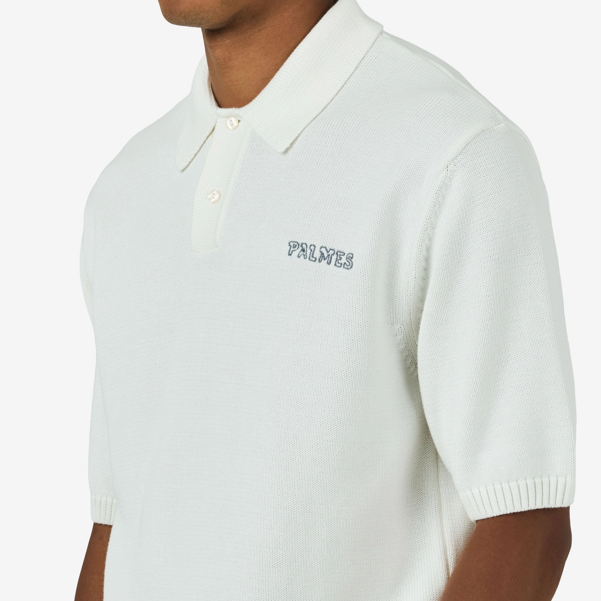 Palmes Knit Polo Off-White Mountain area