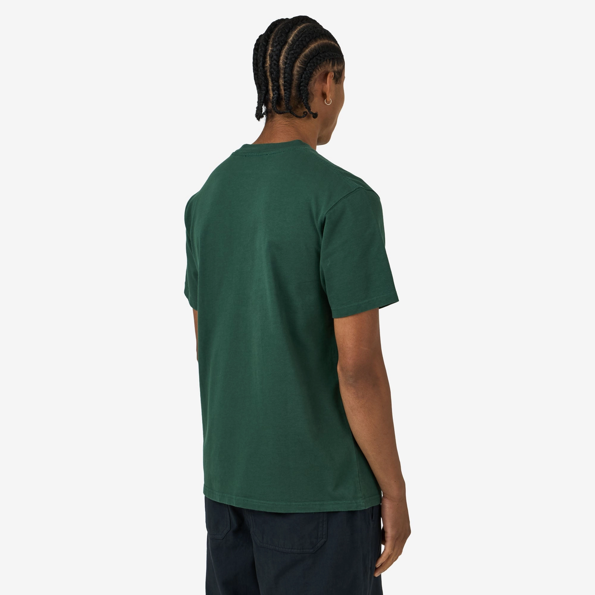 Palmes Society T-Shirt Dark Green arcade event campervan venue