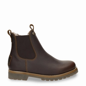 Long Last Superior Design Panama Jack Men's Beny Igloo C2 Chestnut Waterproof Leather Chelsea Boots
