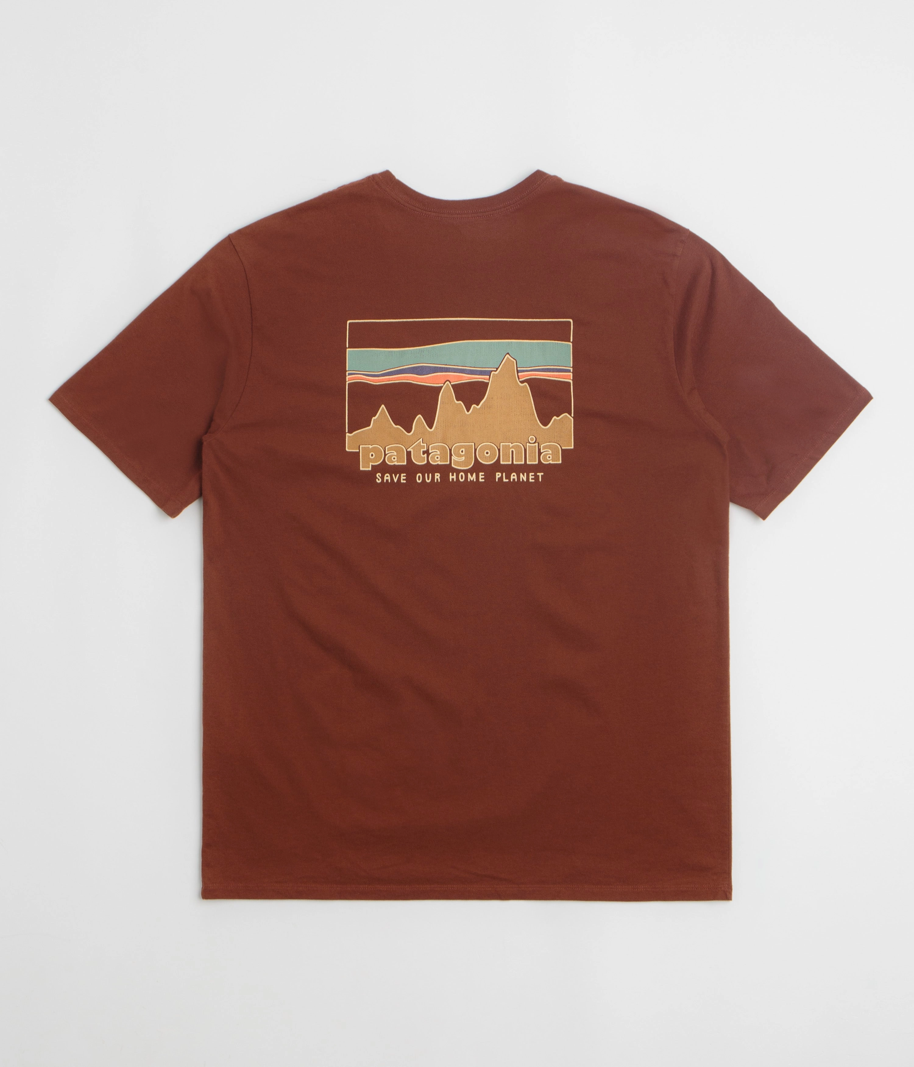 Patagonia 73 Skyline Organic T-Shirt - Dried Vanilla Airbnb