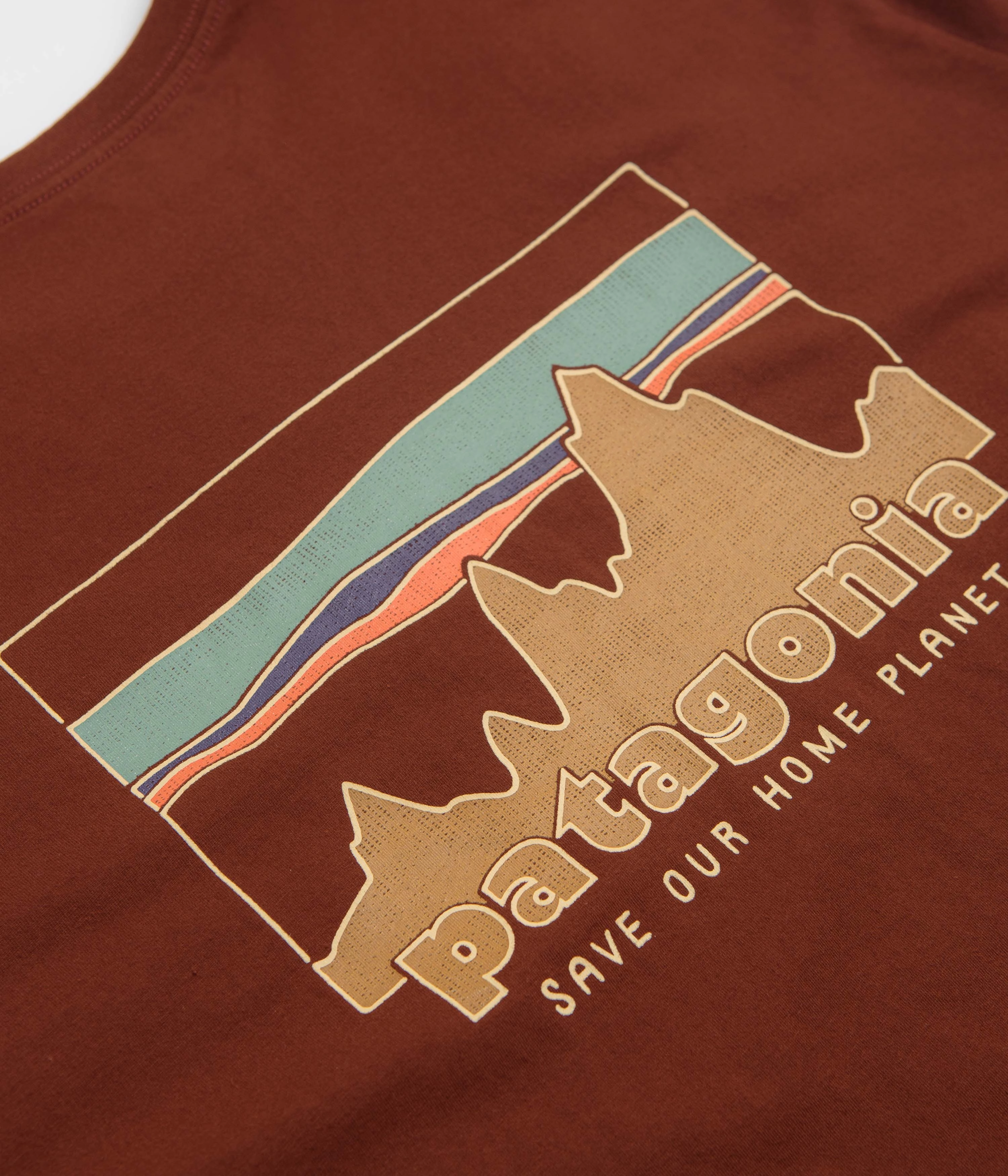 Conference Patagonia 73 Skyline Organic T-Shirt - Dried Vanilla