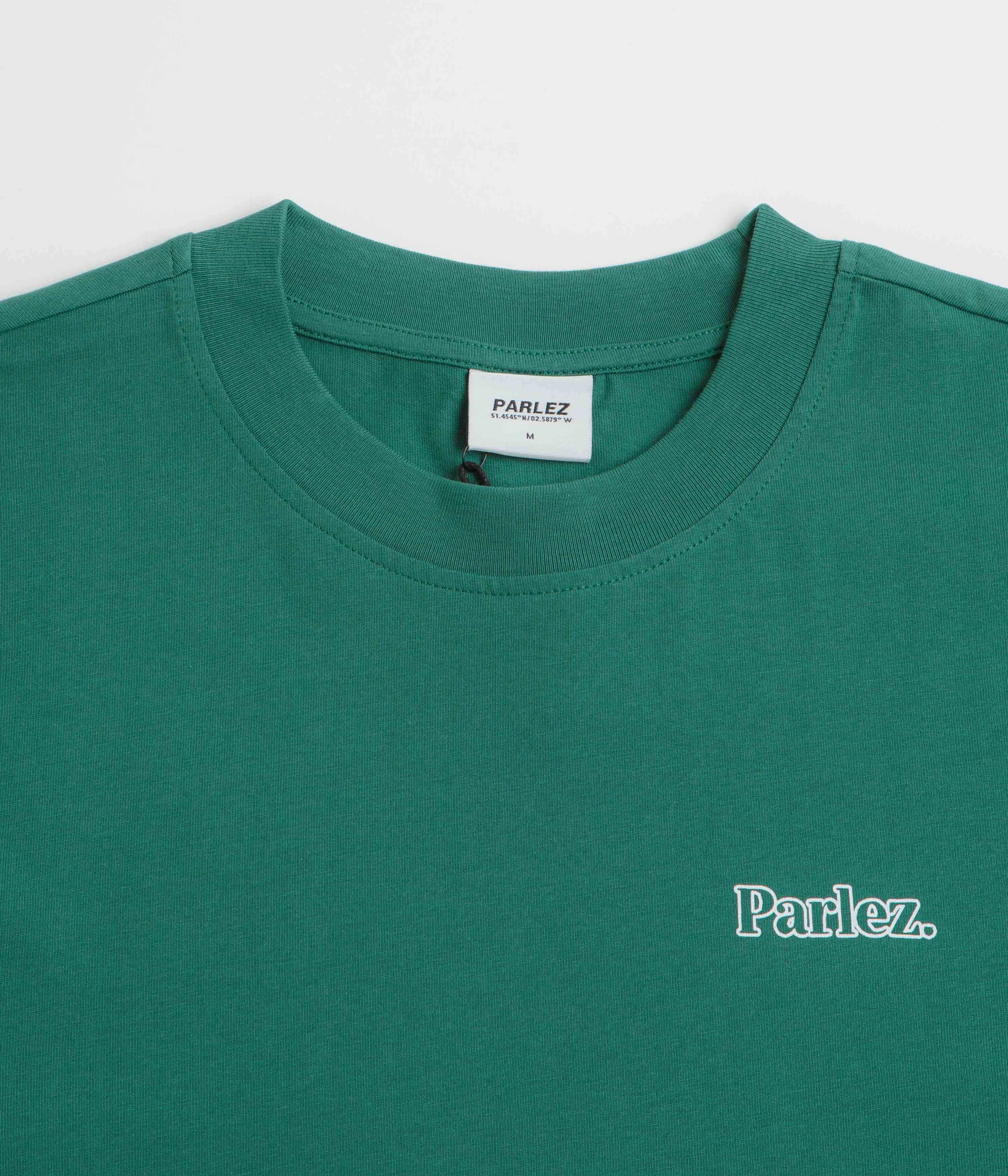 blended fabric Parlez Almitas T-Shirt - Pacific Green