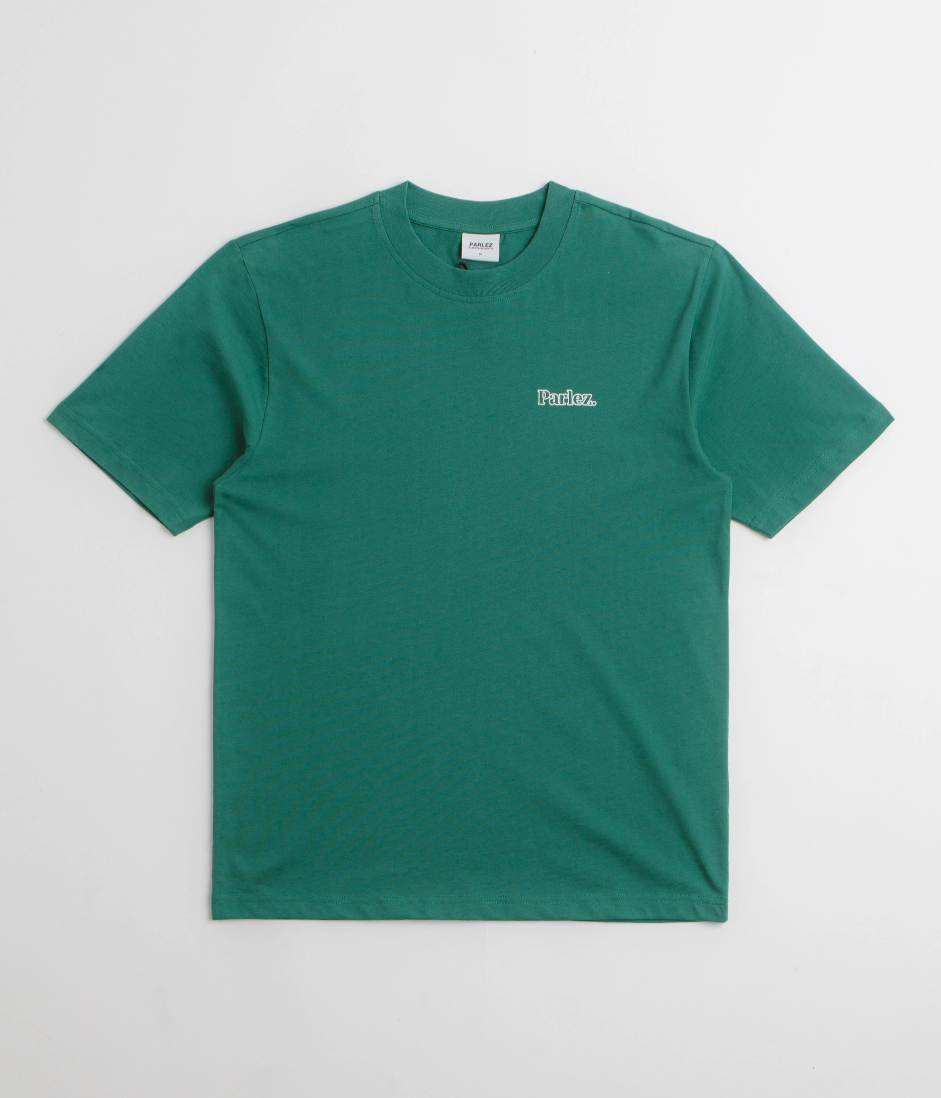Edgy rural climate Parlez Almitas T-Shirt - Pacific Green