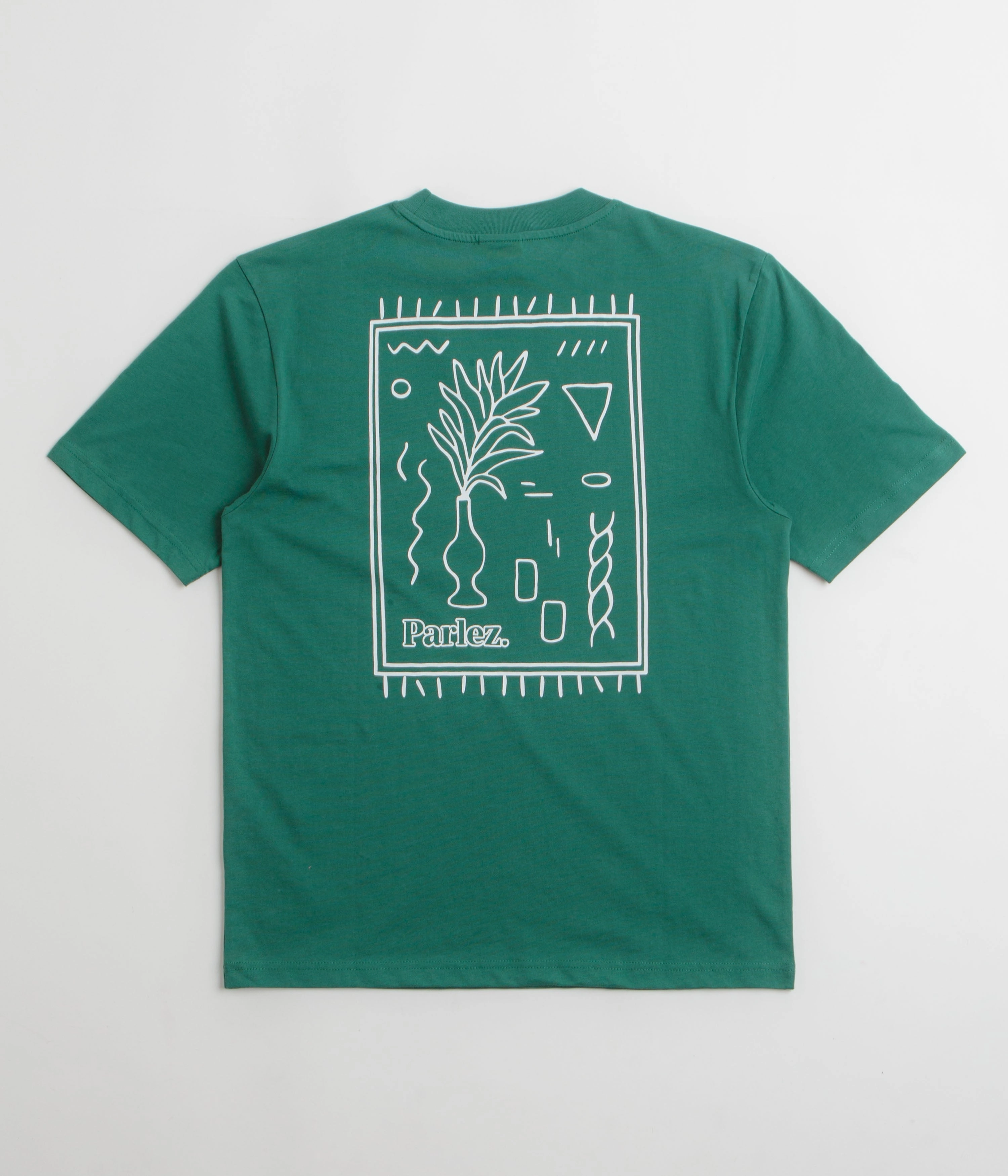 wide hem Parlez Almitas T-Shirt - Pacific Green