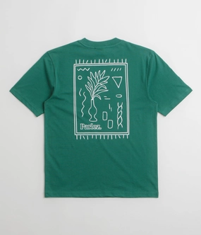 wide hem Parlez Almitas T-Shirt - Pacific Green