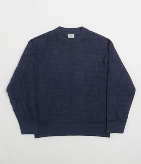 Urban Edge Essentials Wear Parlez Block Crewneck Sweatshirt - Midnight