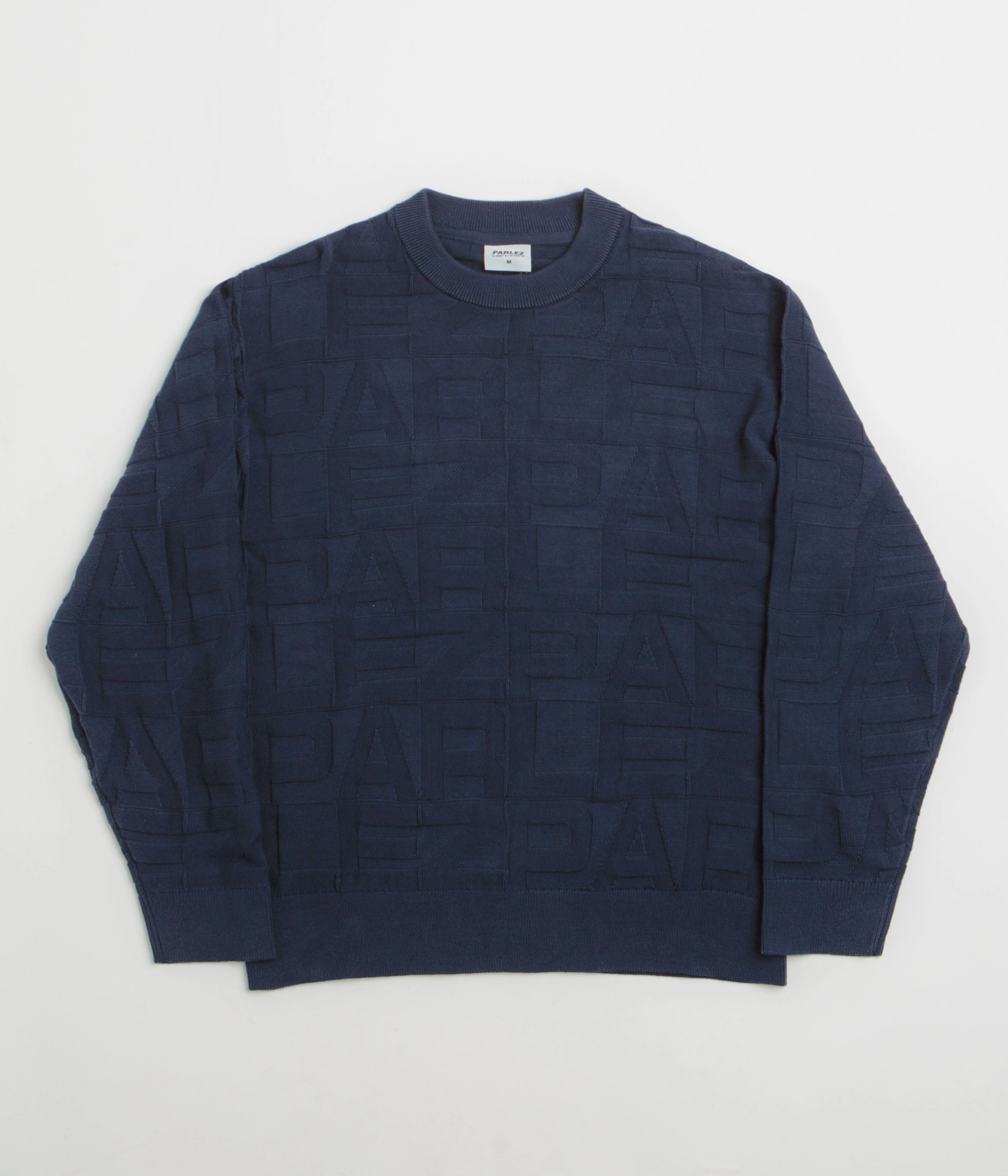 Urban Edge Essentials Wear Parlez Block Crewneck Sweatshirt - Midnight