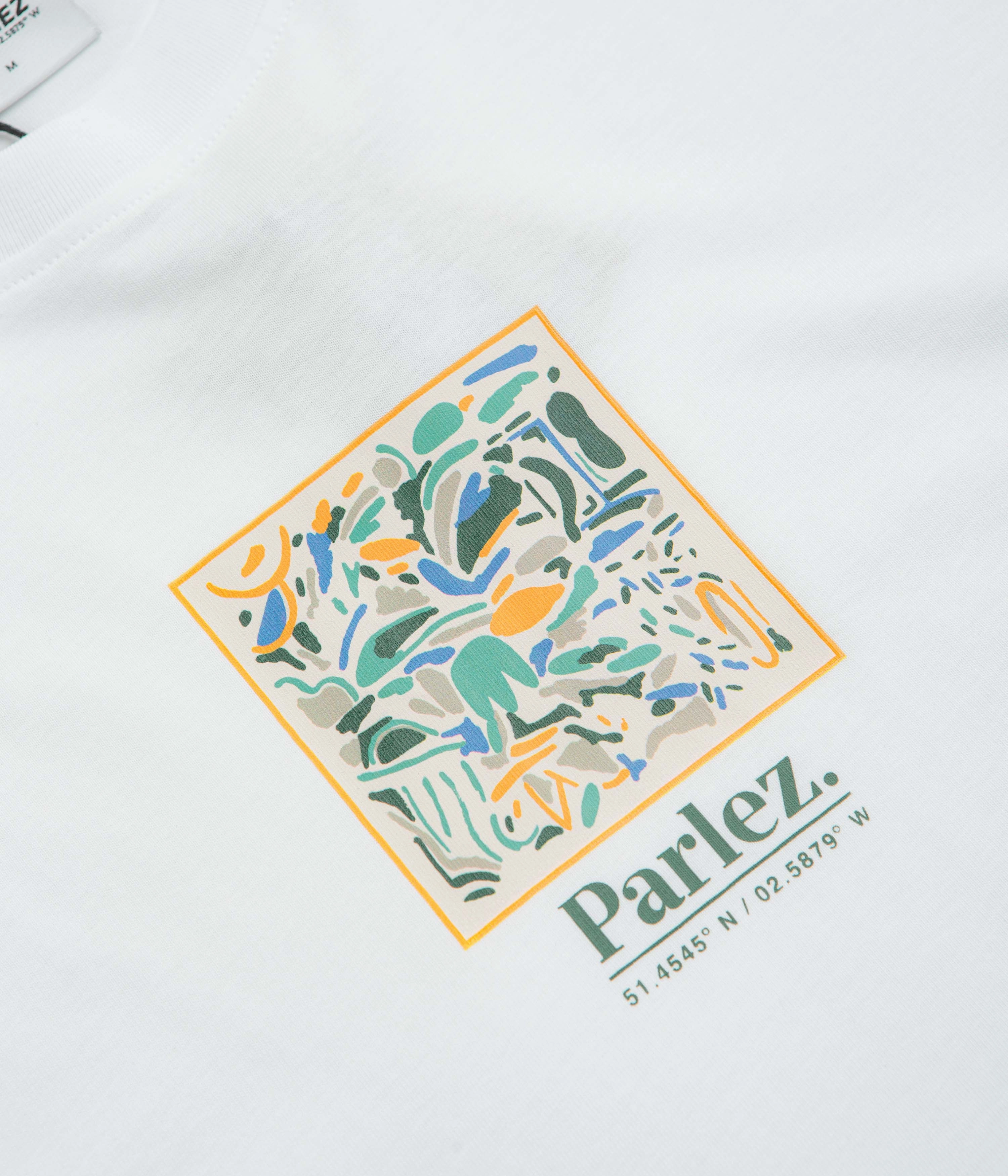 Parlez Exemplar Oversized T-Shirt - White full-length legs