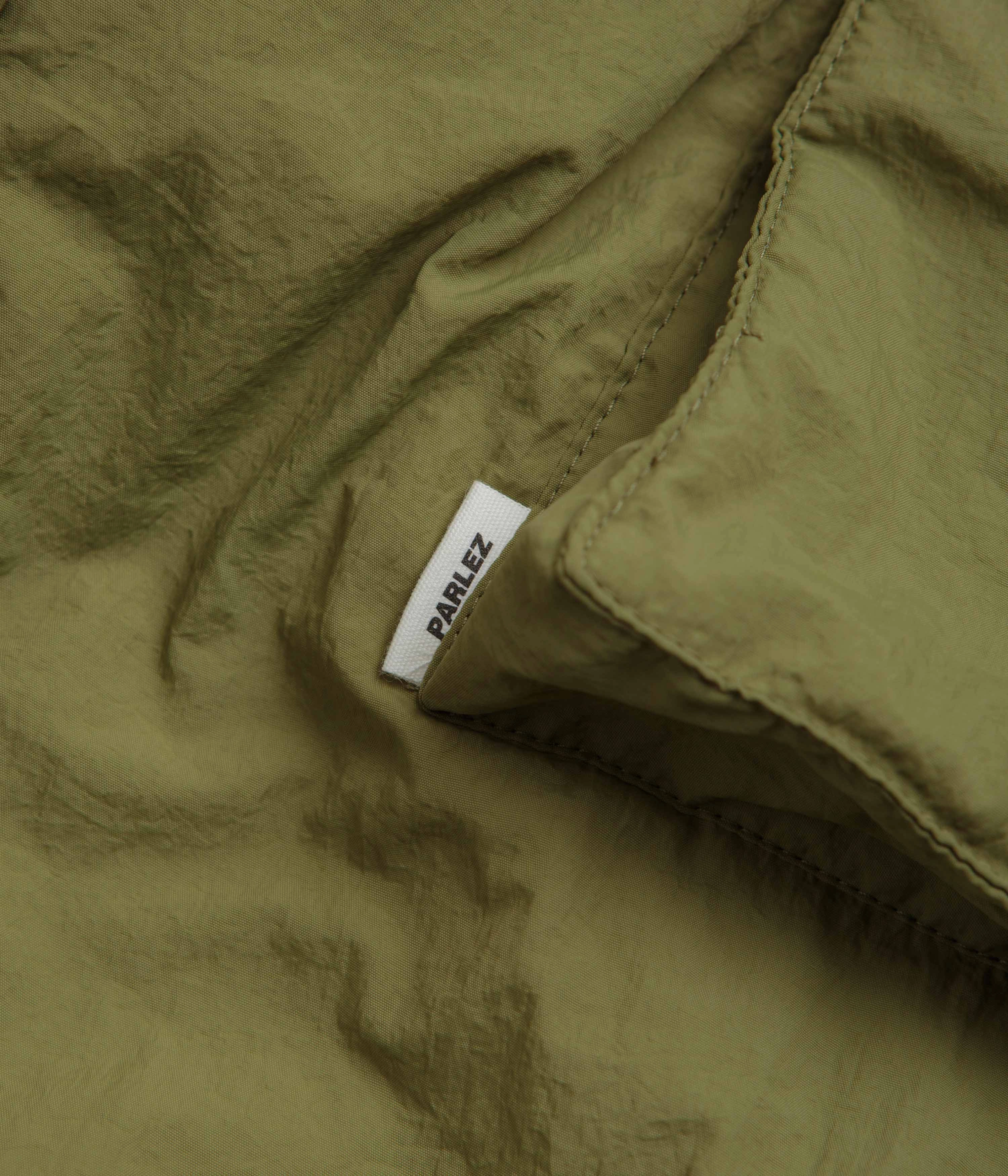Parlez Mako Jacket - Olive Green Detachable Hood artists