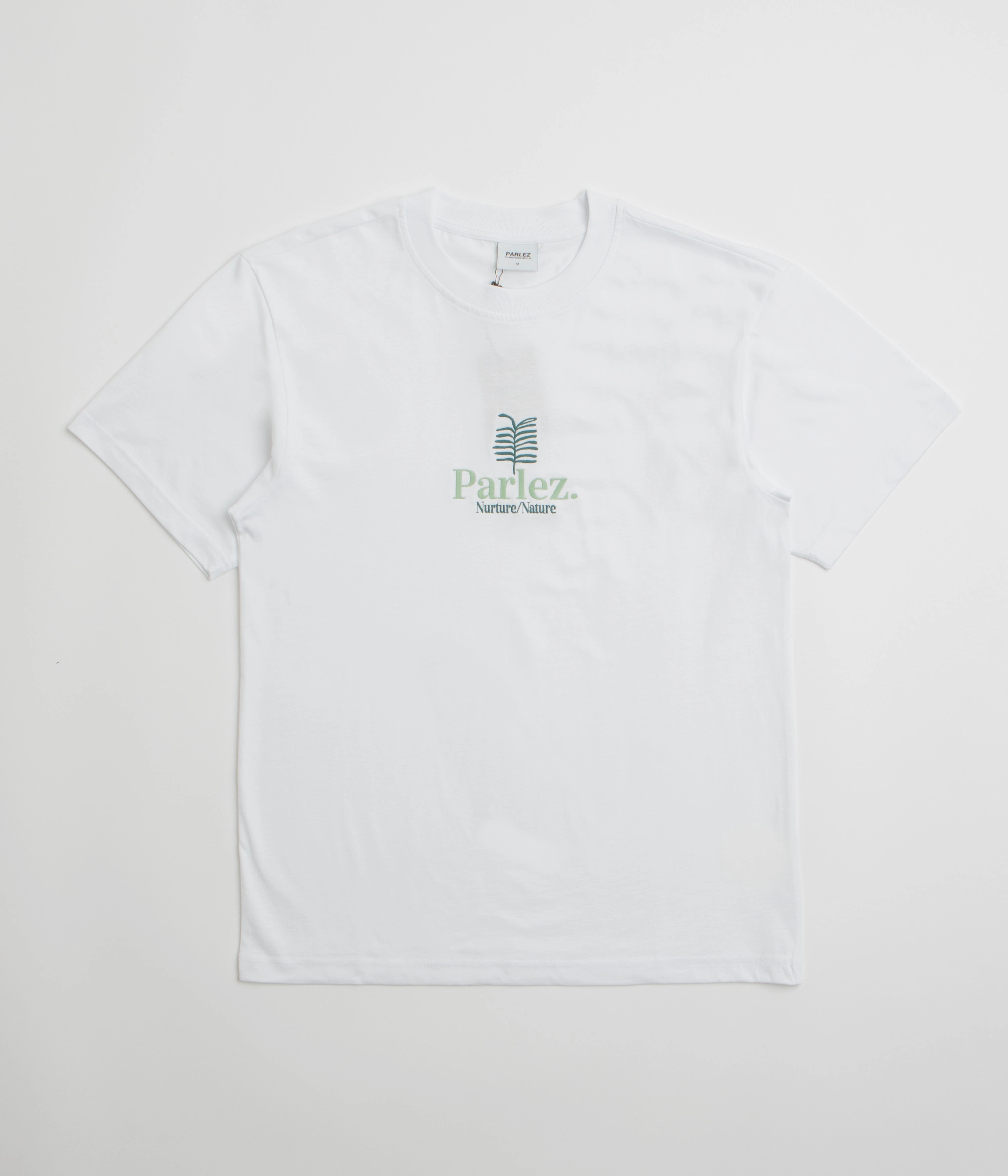 Parlez Nurture T-Shirt - White Ergonomic Sleeve Length