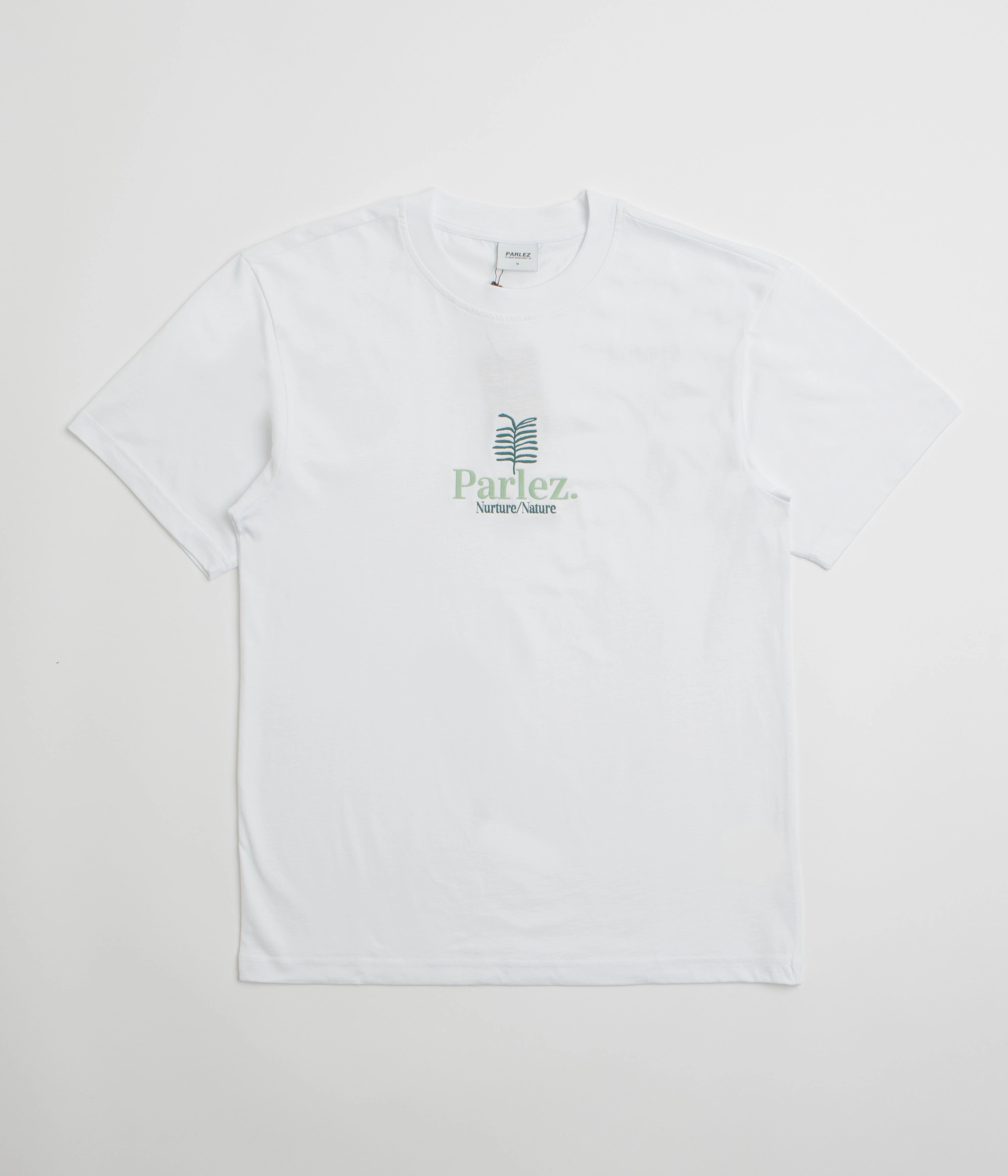 Parlez Nurture T-Shirt - White wrap waist ruching