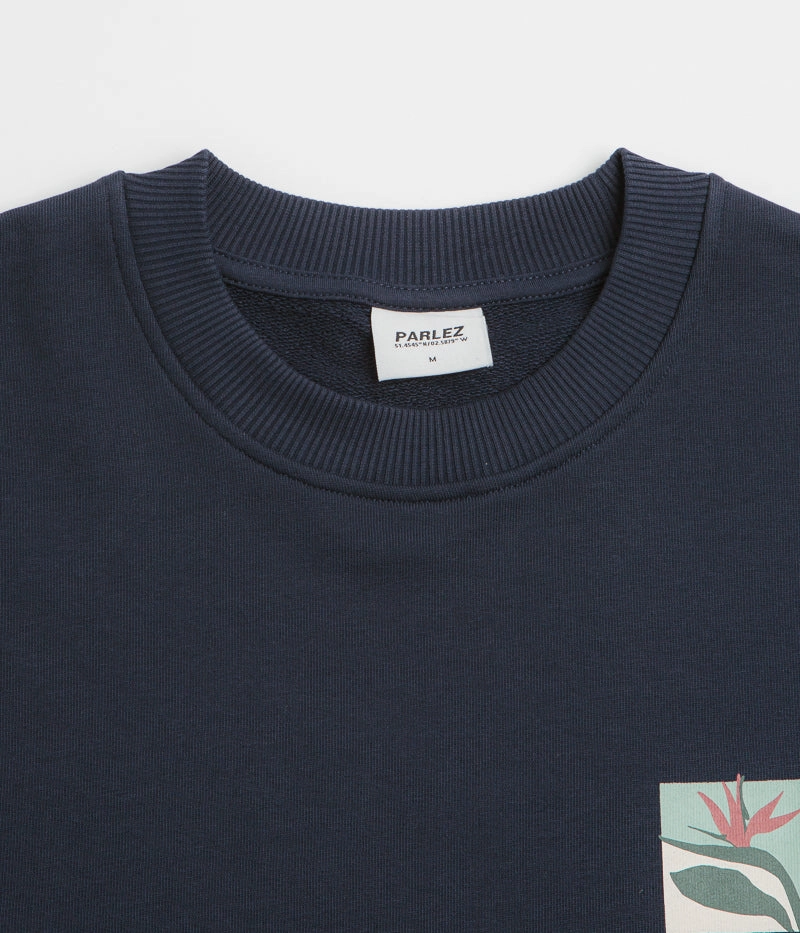 Parlez Planter Crewneck Sweatshirt - Midnight Comfy Layers