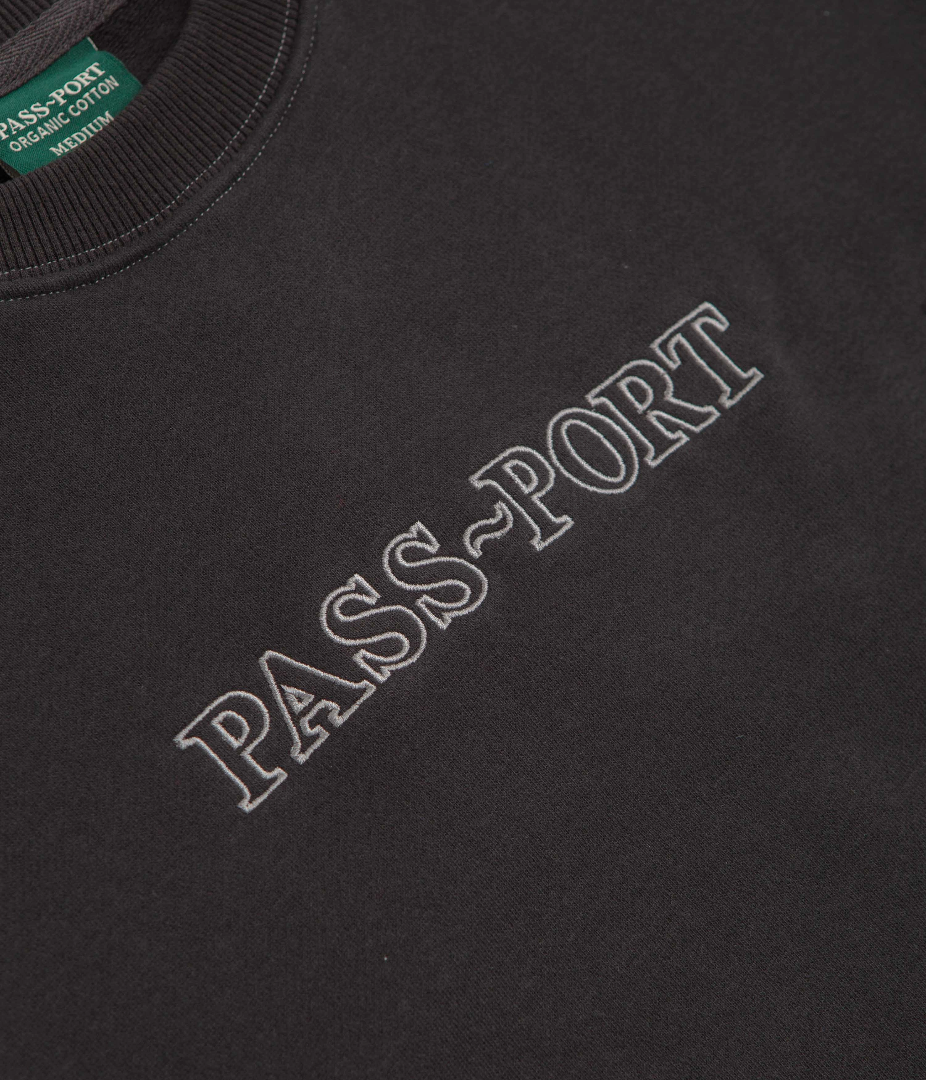 Go-To Layer Pass Port Official Organic Fleece Sweatshirt - Vintage Black