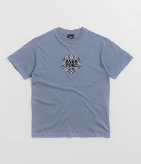 Pass Port Wattle T-Shirt - Stonewash Blue custom size Zumba