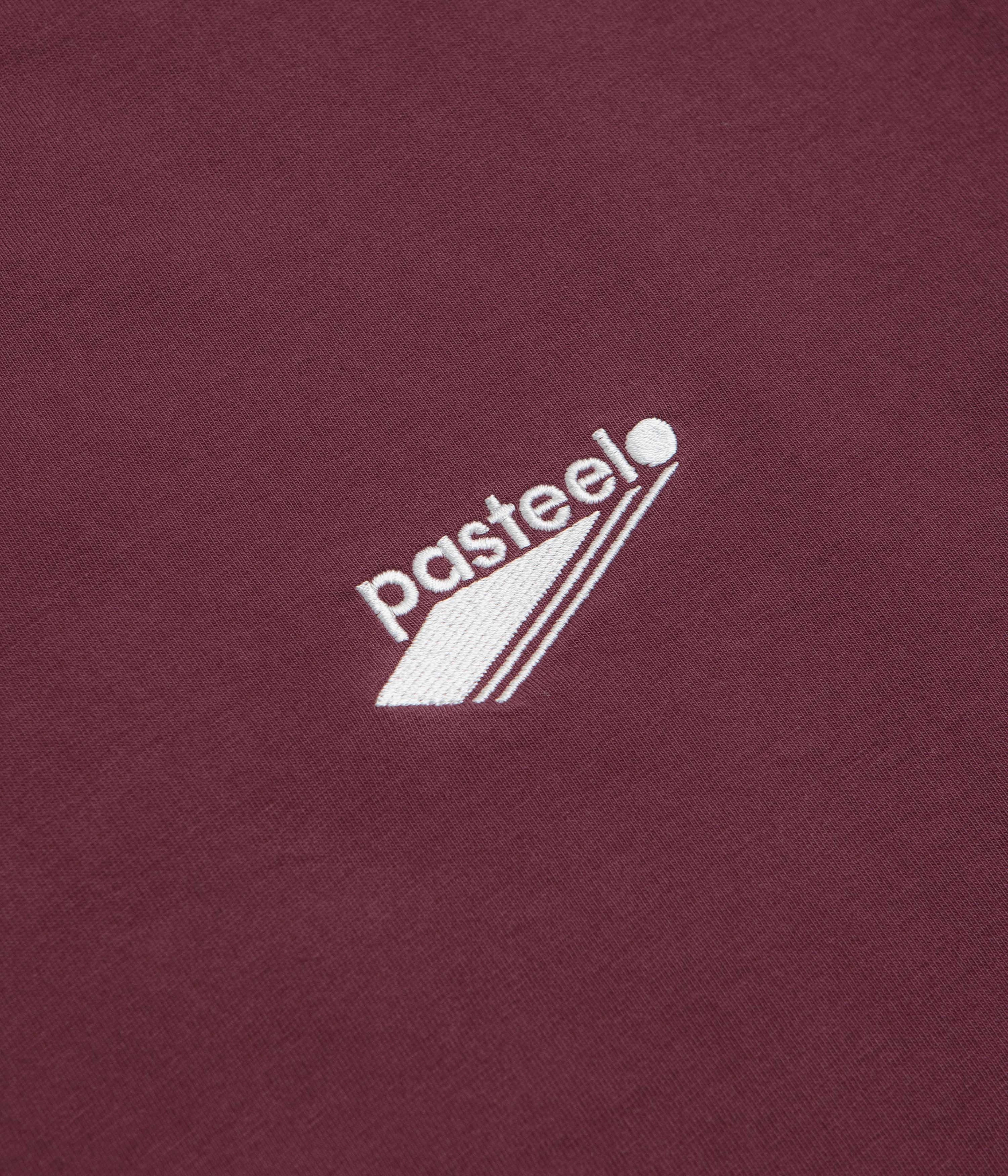 Pasteelo Embroidered O.G. T-Shirt - Burgundy adult clothing Beach Vacation