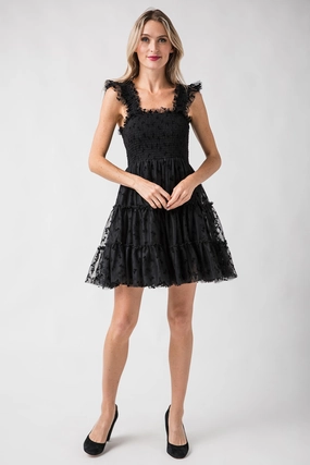 All-Season Comfort ReinforcedHem En Saison Casey Flutter Mini Dress