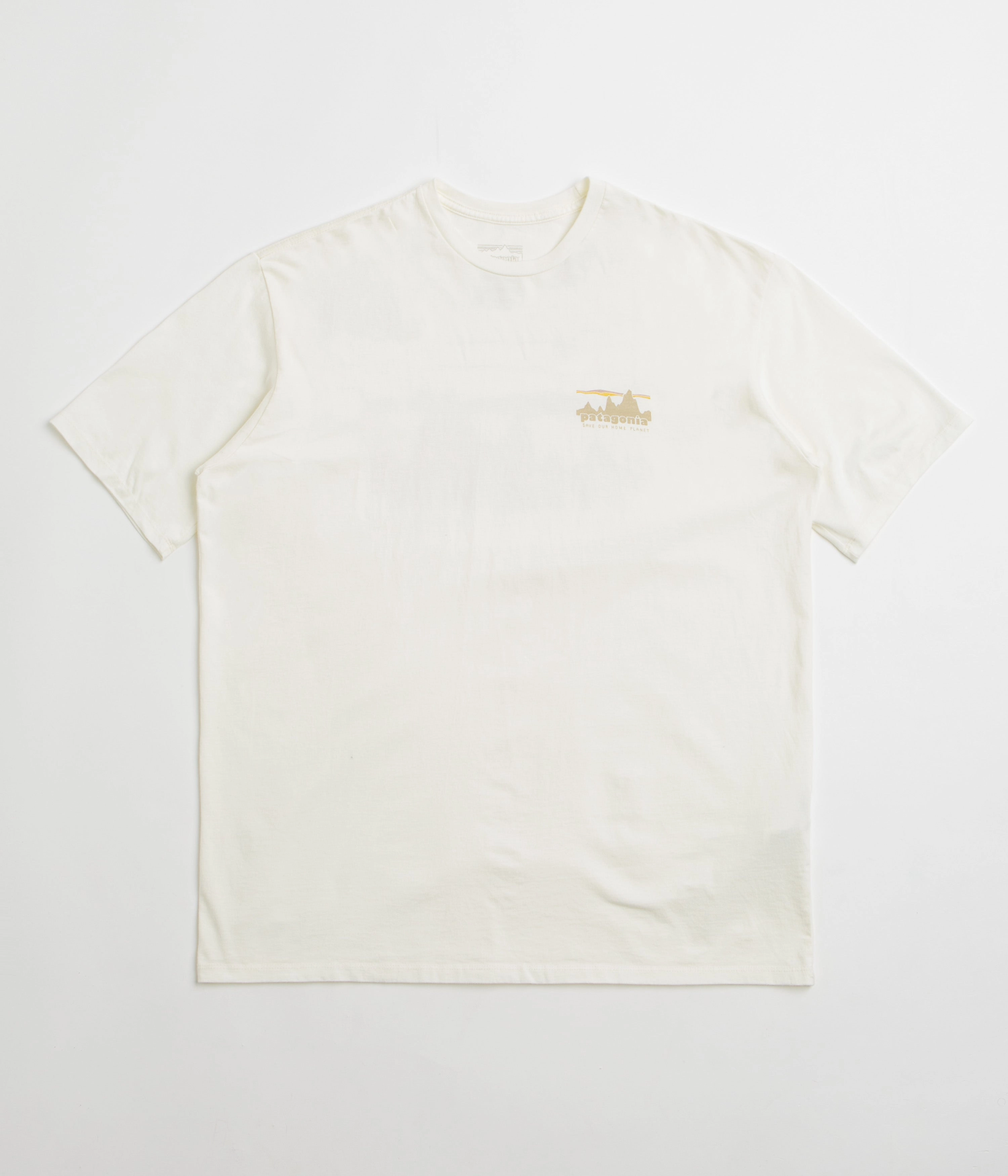 graduation buckle Patagonia 73 Skyline Organic T-Shirt - Birch White