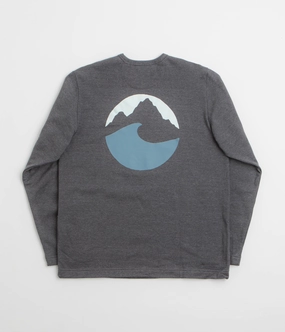 Patagonia Applied Imagination Wildrise Crewneck Sweatshirt - Ink Black Easy to store product date night charm factor