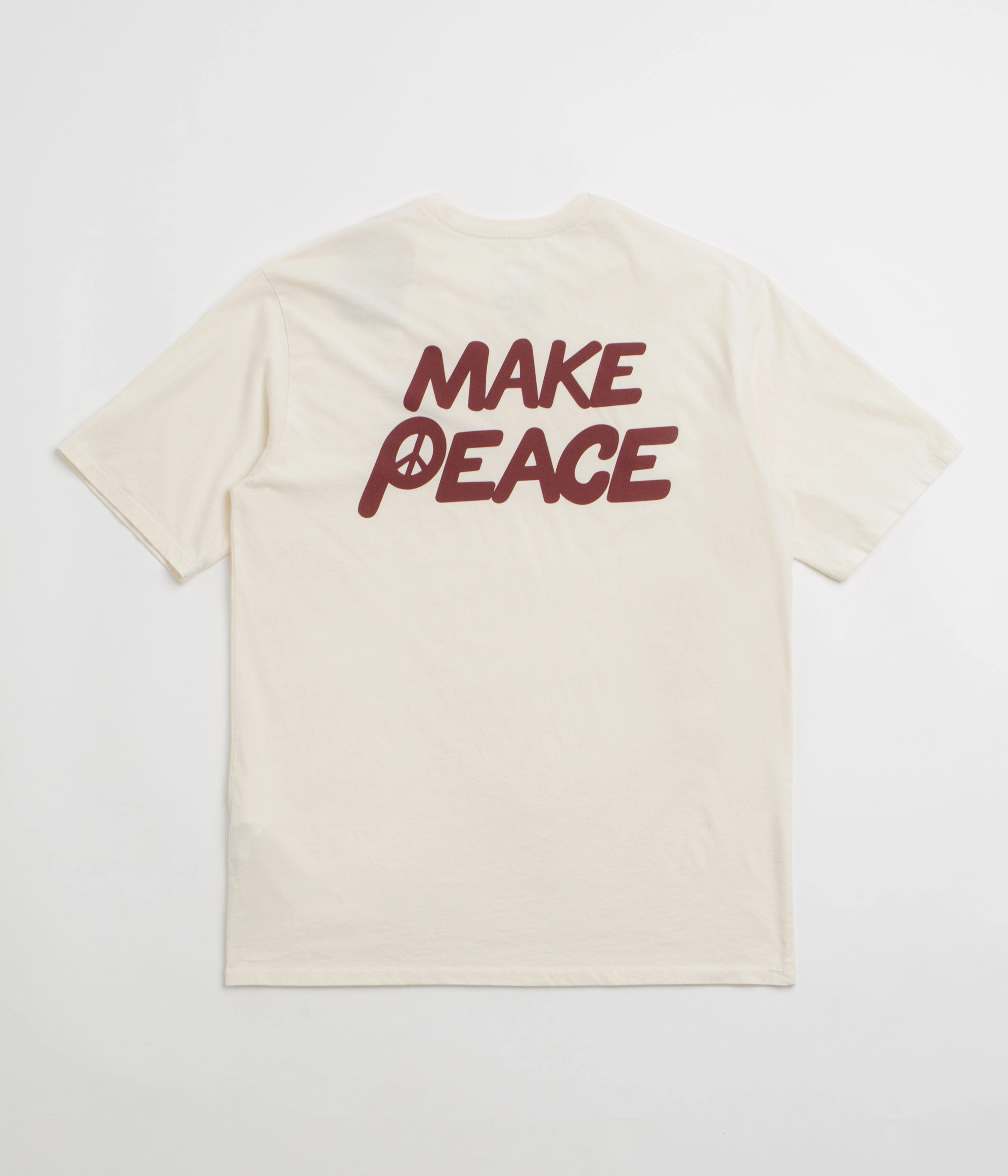 Patagonia Balance Organic T-Shirt - Peace Seeds: Undyed Natural button-down sports scene