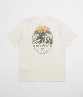 quick dry Patagonia Chouinard Crest Pocket Responsibili-Tee T-Shirt - Birch White