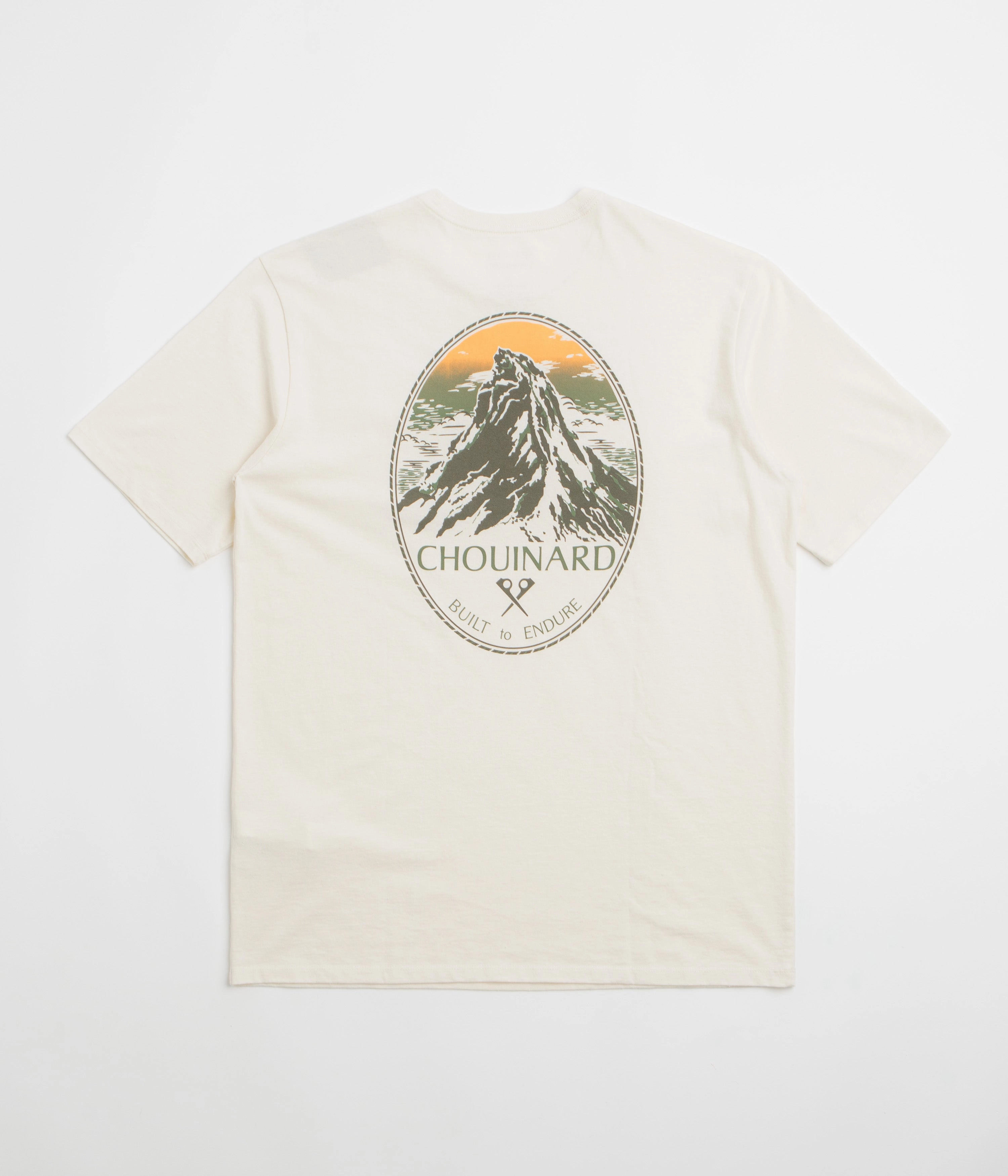 quick dry Patagonia Chouinard Crest Pocket Responsibili-Tee T-Shirt - Birch White