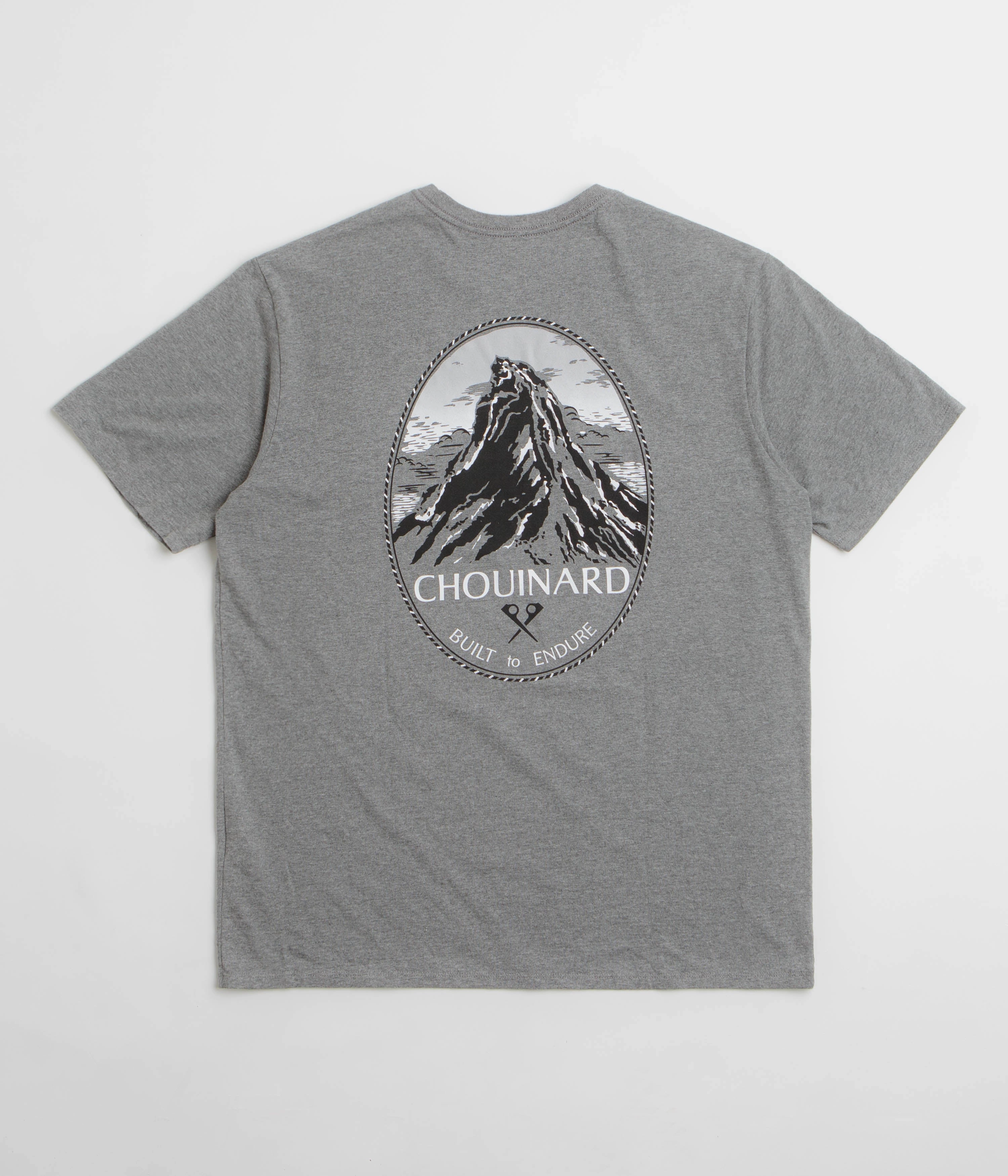 Oversized Patagonia Chouinard Crest Pocket Responsibili-Tee T-Shirt - Gravel Heather