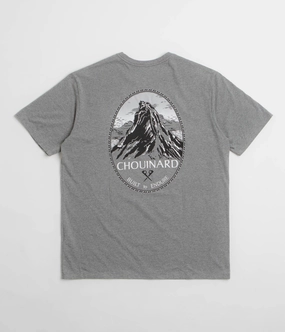 Oversized Patagonia Chouinard Crest Pocket Responsibili-Tee T-Shirt - Gravel Heather