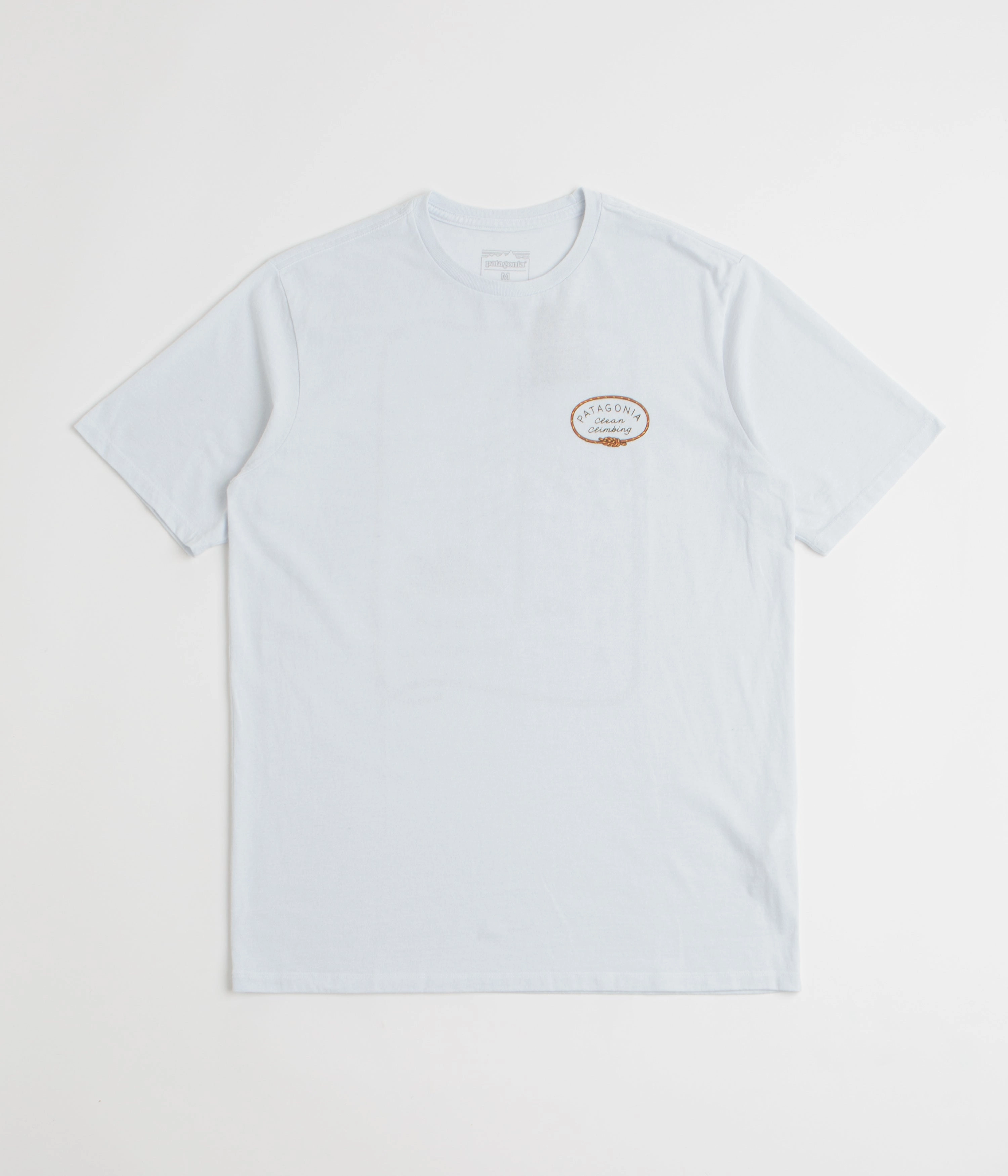 Checked RV venue Patagonia Clean Climb Roots Responsibili-Tee T-Shirt - White