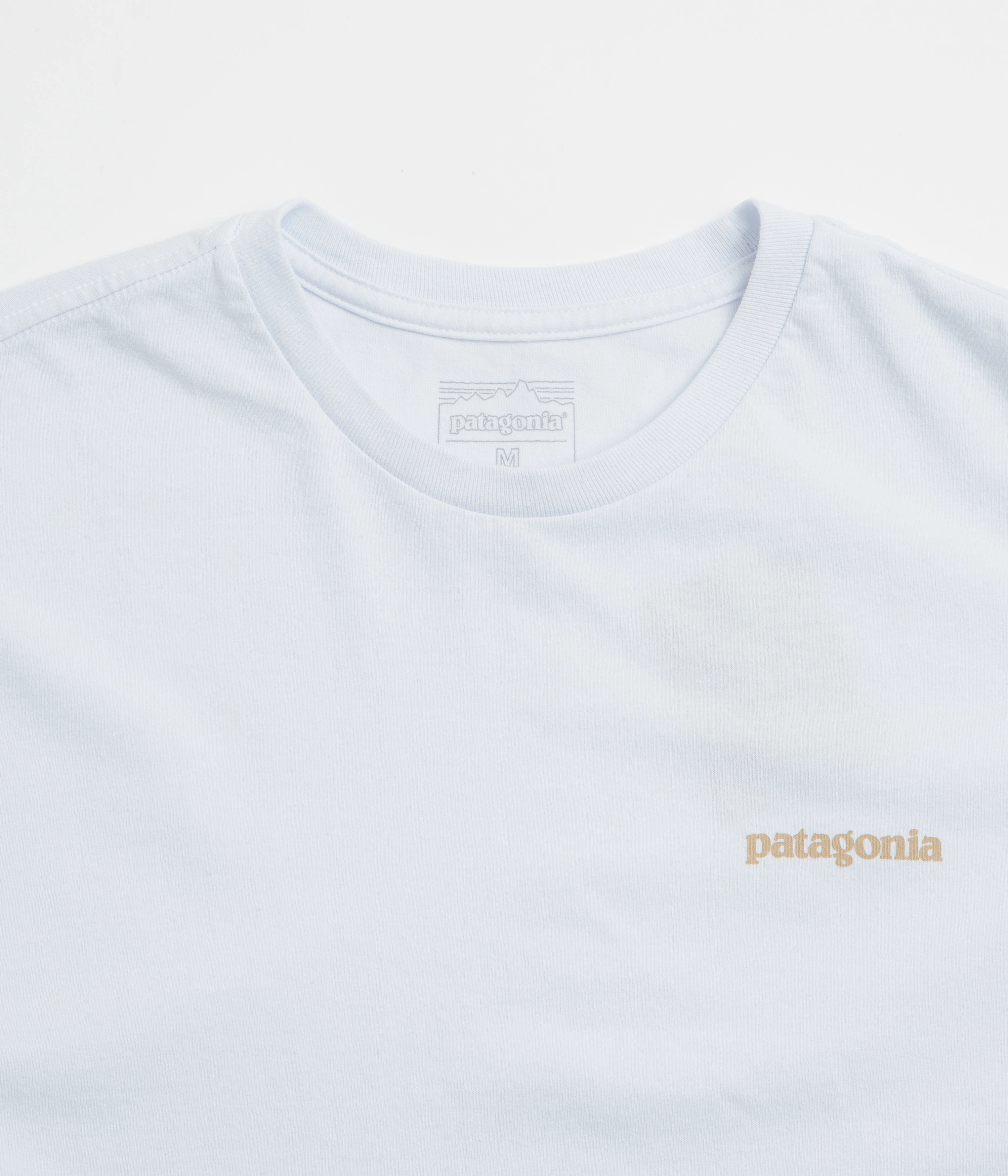 Patagonia Fitz Roy Icon Responsibili-Tee T-Shirt - White leggings silhouette Girls' night out