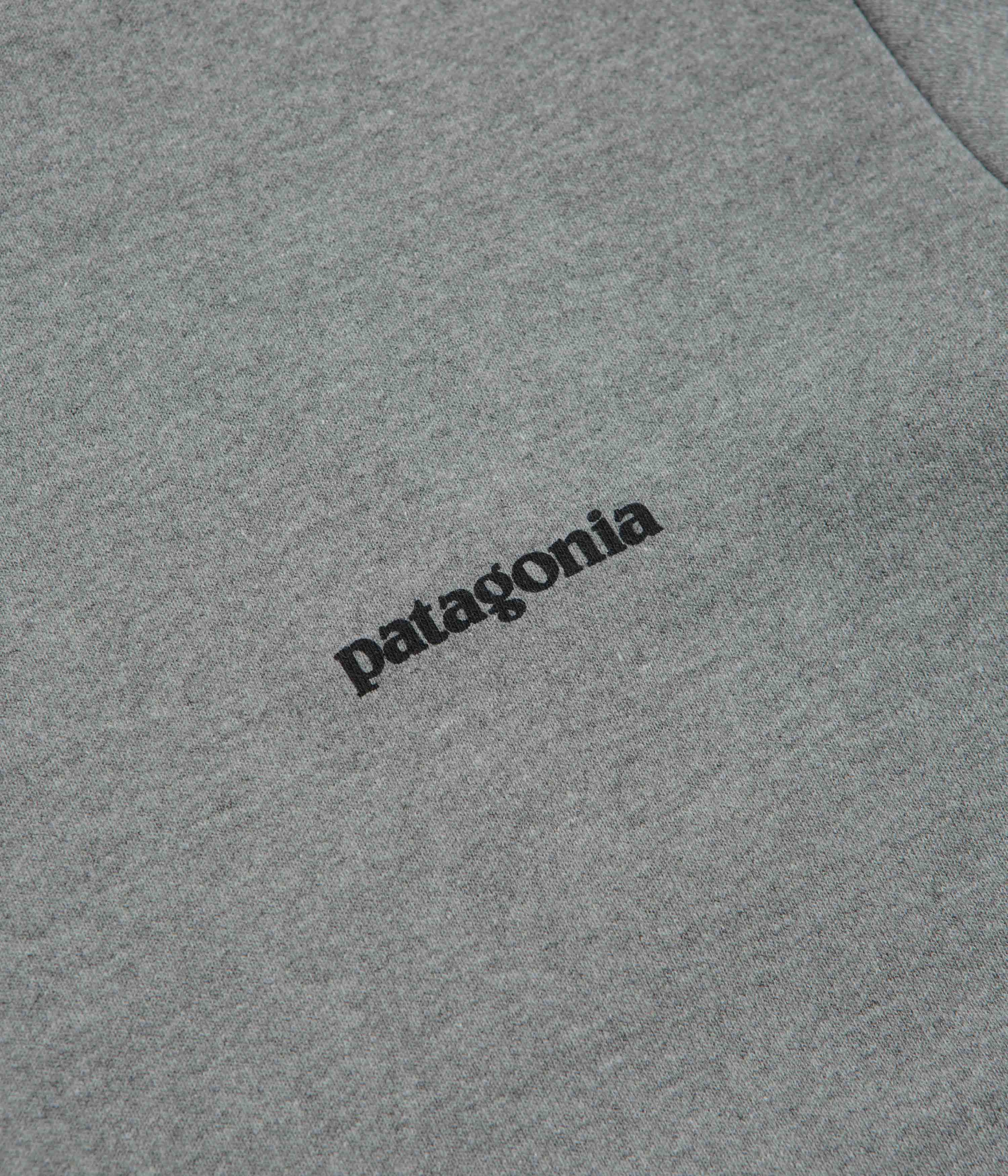 Patagonia Fitz Roy Icon Uprisal Crewneck Sweatshirt - Gravel Heather product home friendly comfort Corduroy