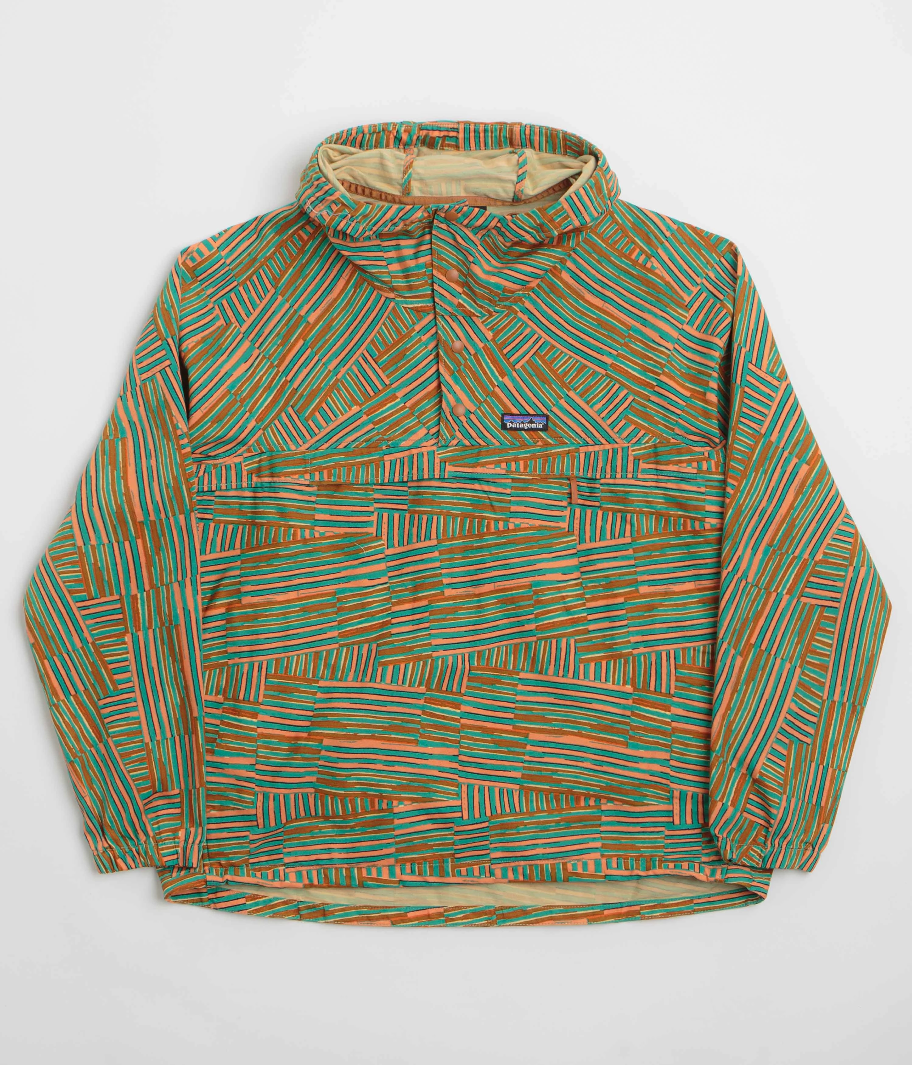 Patagonia Funhoggers Anorak - Quilty Fitz: Heartleaf Green suitable for weekend getaways