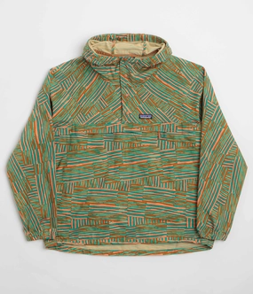 Patagonia Funhoggers Anorak - Quilty Fitz: Heartleaf Green suitable for weekend getaways