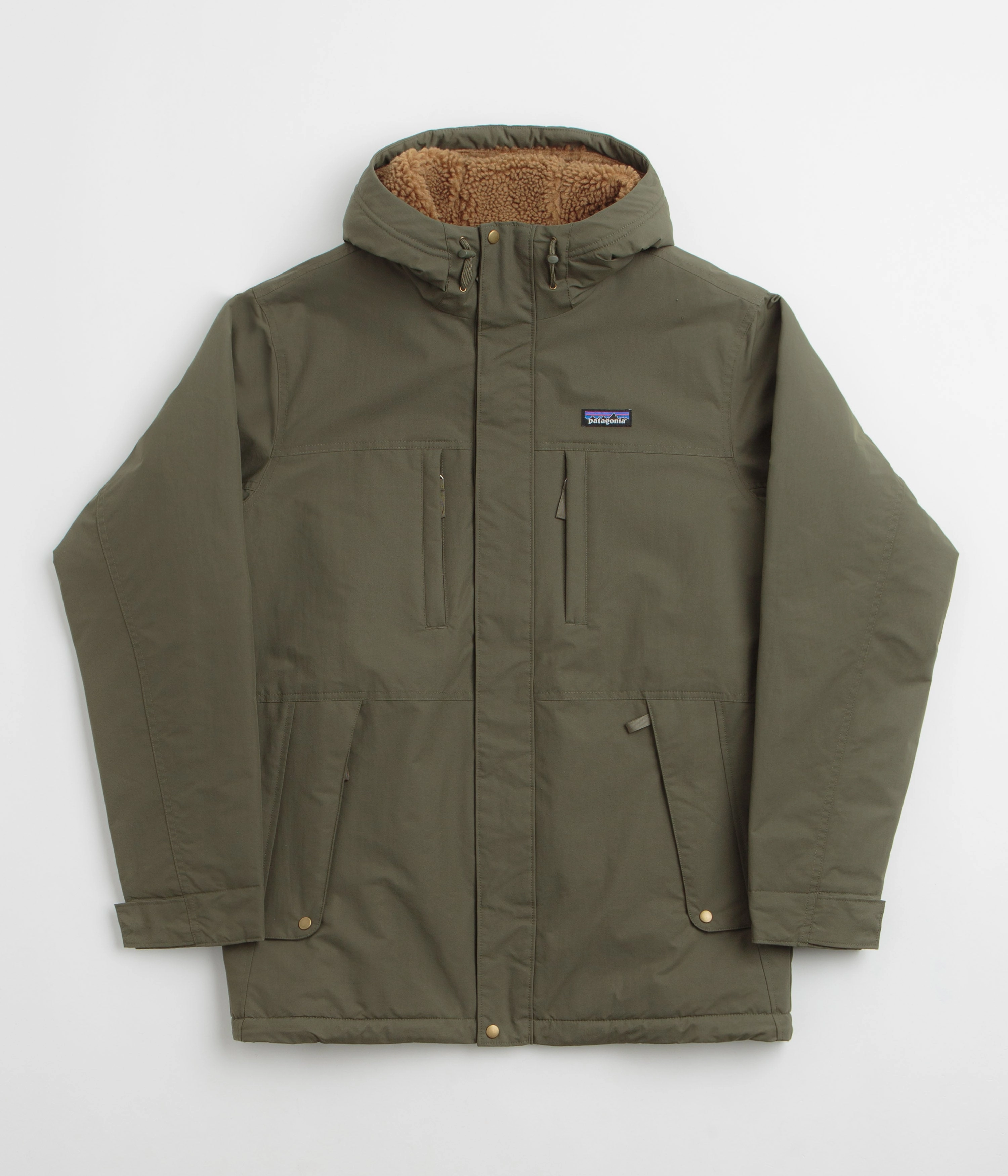 Morning Layer Patagonia Isthmus Parka - Basin Green / Basin Green