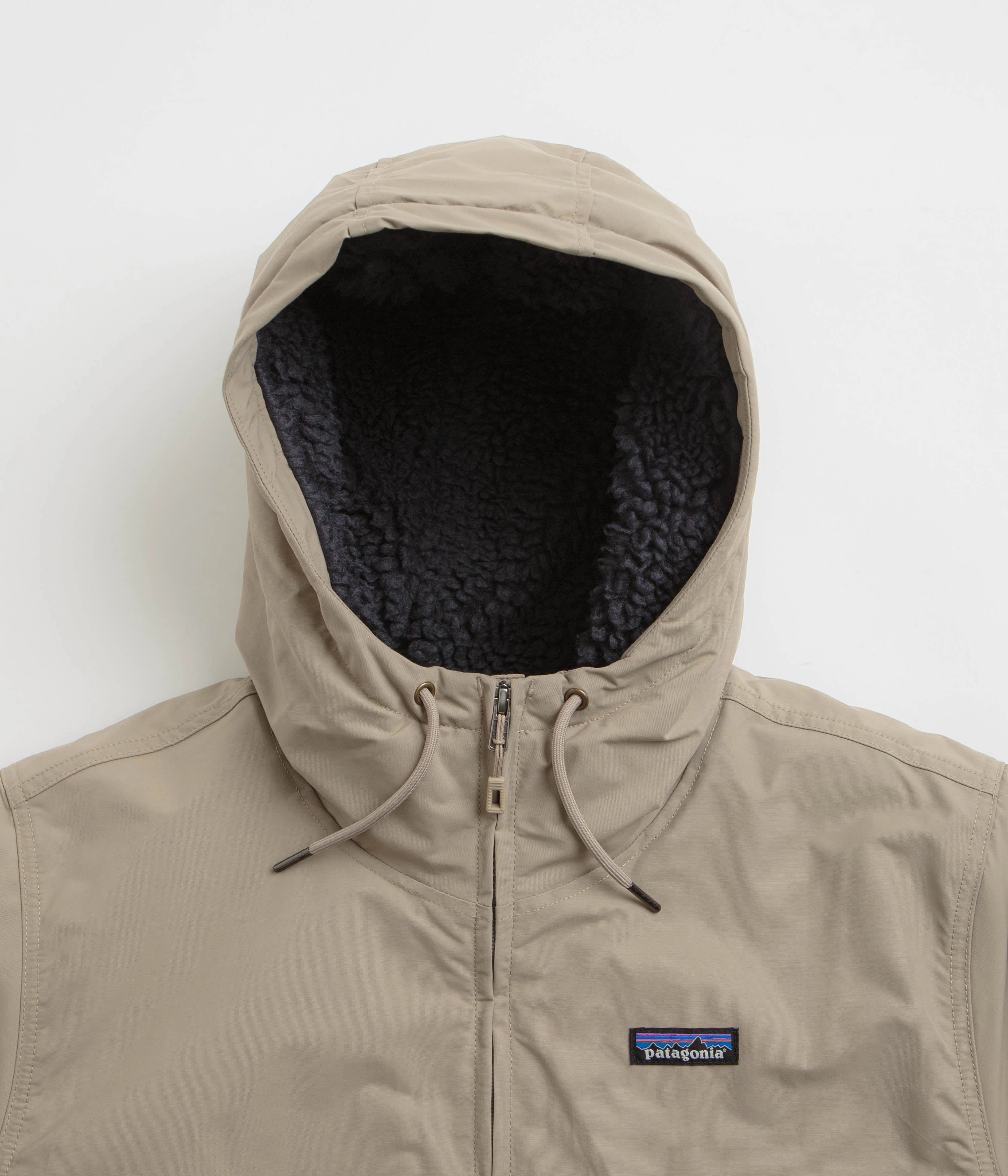 Patagonia Lined Isthmus Hoodie - Seabird Grey Bonded seams suitable for corporate events