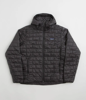 Individual-sports Activewear Patagonia Nano Puff Hoodie Jacket - Black