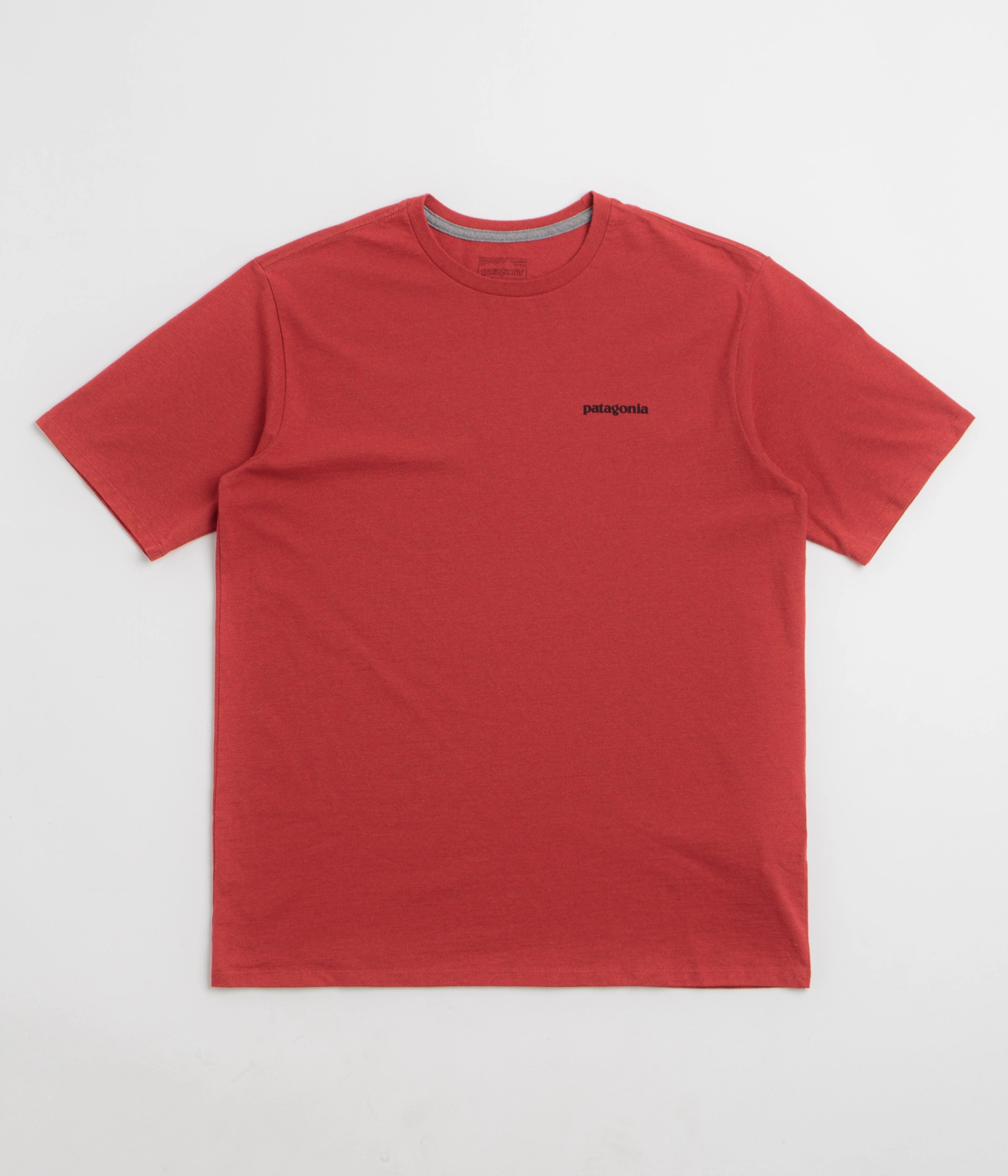 Patagonia P-6 Logo Responsibili-Tee T-Shirt - Amanita Red outdoor venue Arctic region