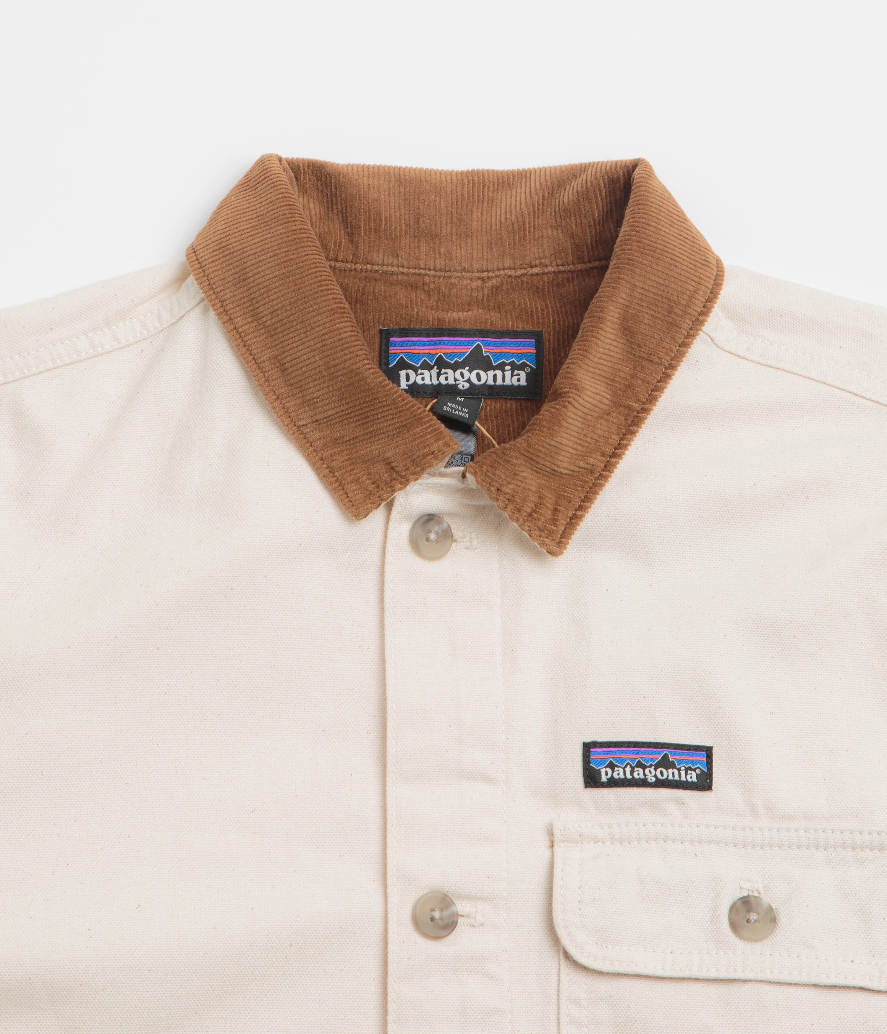 Expose Quick Drying Patagonia Point Reyes Canvas Jacket - Undyed Natural