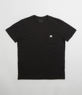 Patagonia Shop Sticker Pocket Responsibili-Tee T-Shirt - Black concert event