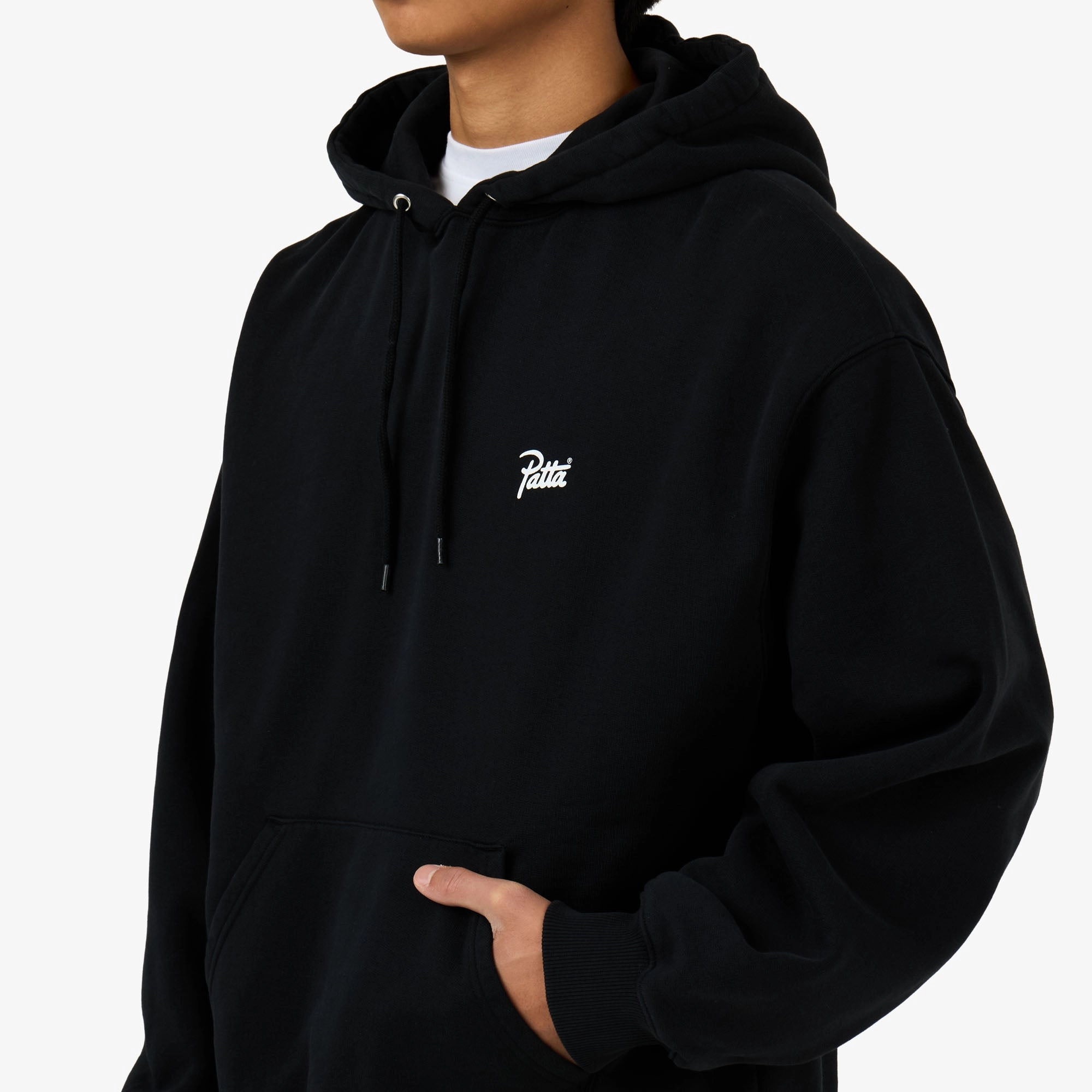 Patta Embroidered Fire Panther Hooded Sweater Black product lace femininity Street Style Vibe