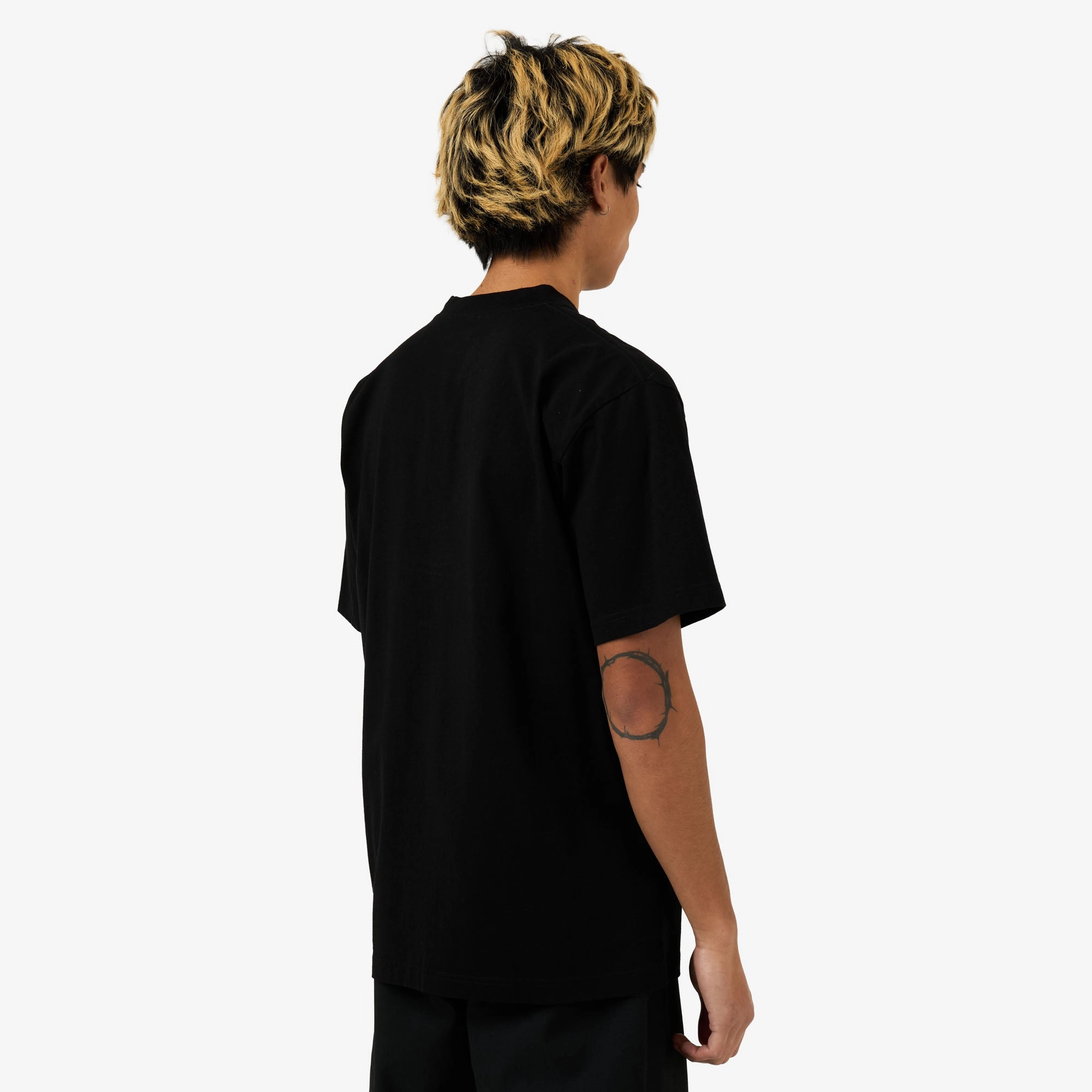 earthy colors Patta Fire Panther T-Shirt Black