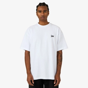 jogger pants silhouette Patta Script Logo T-Shirt White