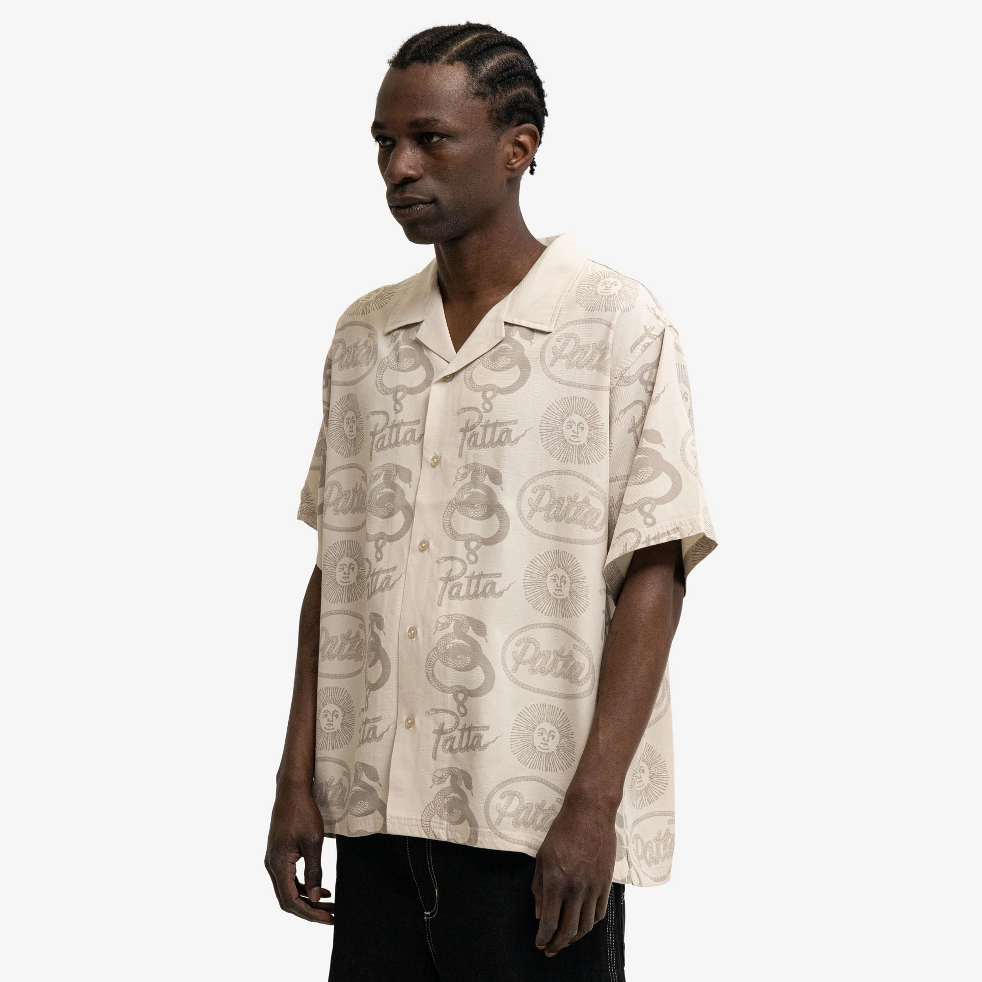 Patta Serpentes Summer Shirt Pumice Stone Sophisticated Style