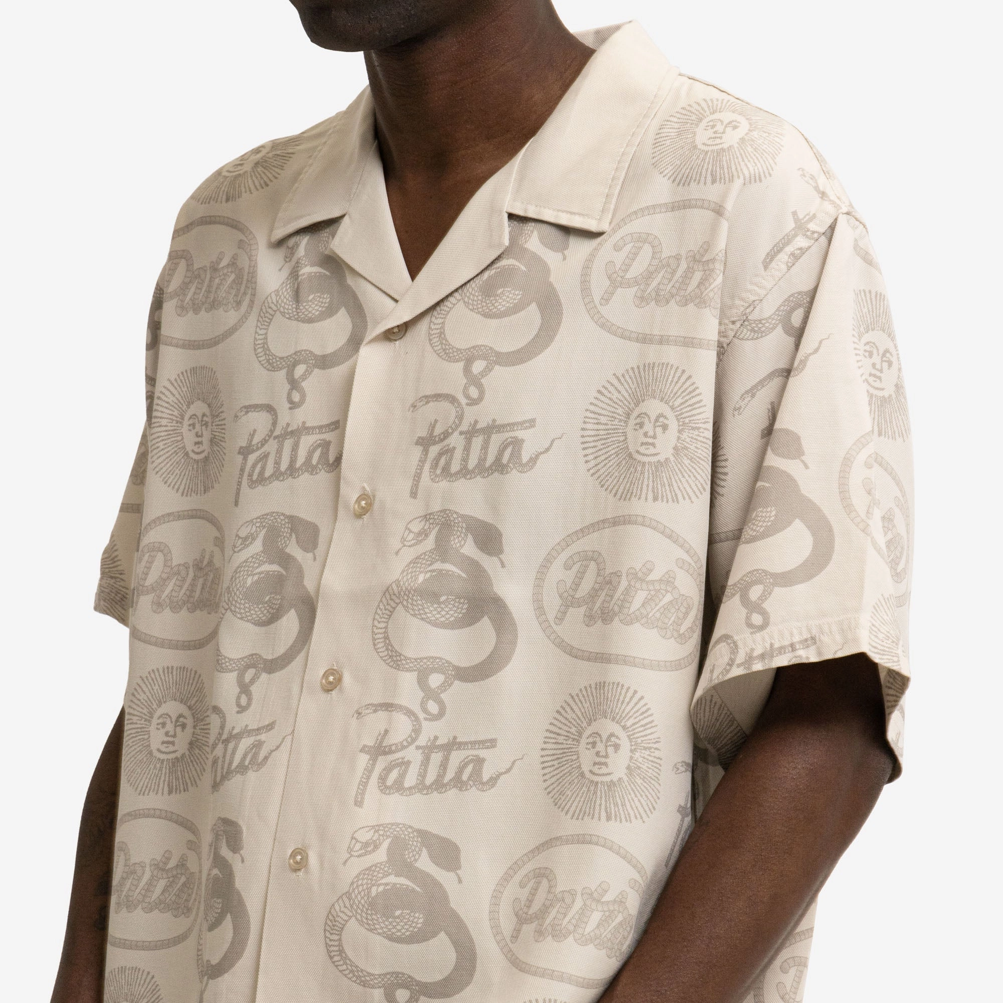 Patta Serpentes Summer Shirt Pumice Stone Everyday Essential